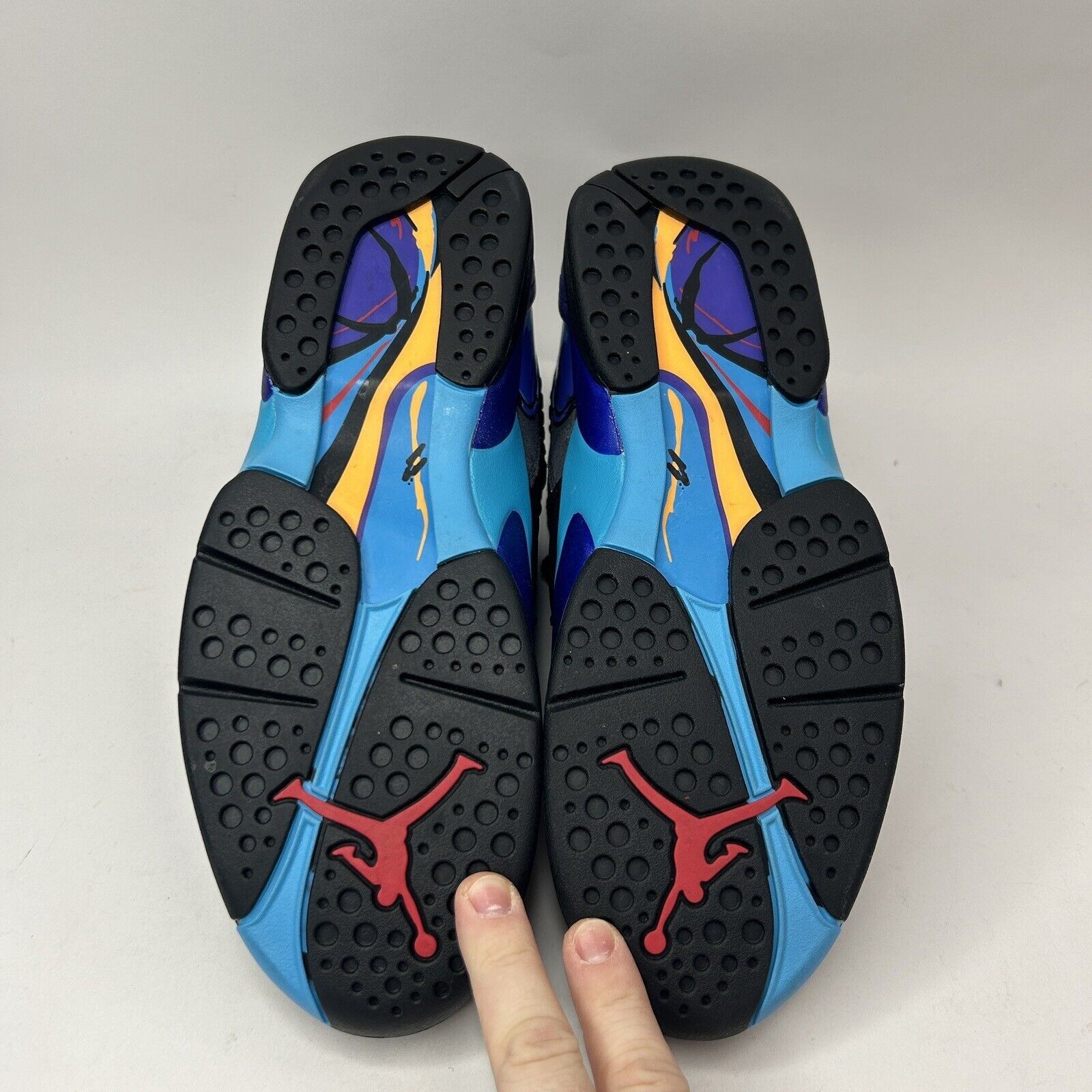 Nike Nike Air Jordan 8 Retro OG “Aqua” 2023 Size US 9.5 / EU 42-43 - 7 Thumbnail