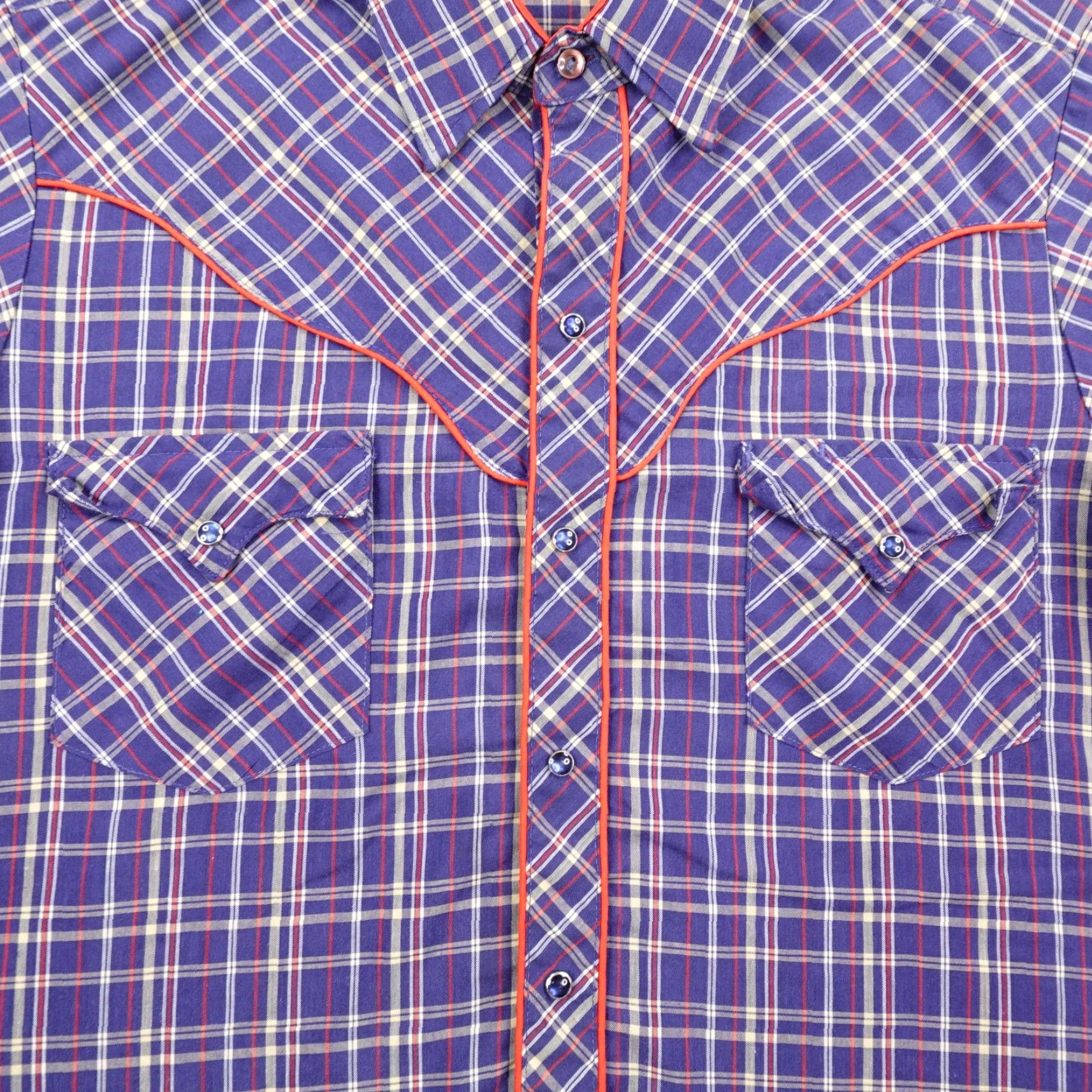 Vintage VINTAGE Kenny Rogers Shirt Mens M Blue Red Plaid Western Pearl Snap Karman Size US M / EU 48-50 / 2 - 3 Thumbnail