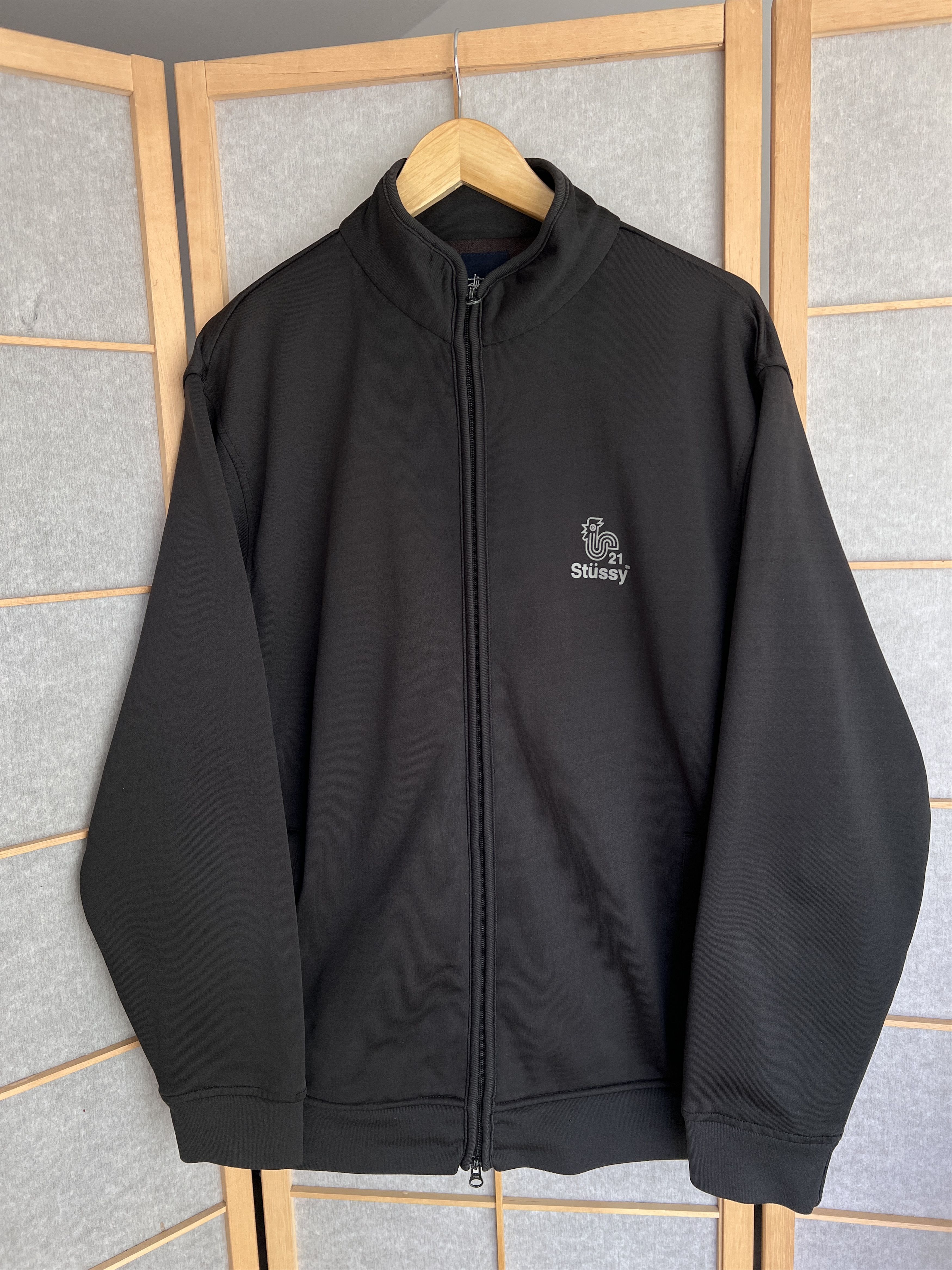 Stussy Rare! Stussy Rooster logo VTG 90s Track top jacket sunfaded Size US XL / EU 56 / 4 - 24 Thumbnail