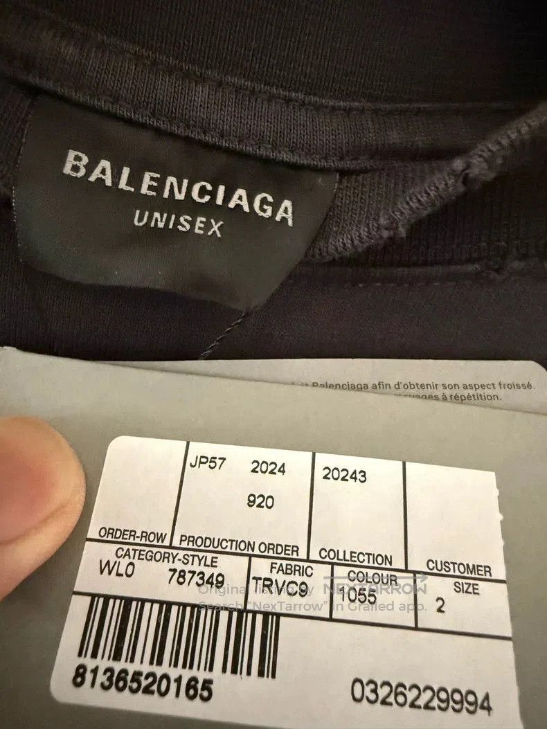 Balenciaga Balenciaga Distressed Planet T-shirt. Size US XXL / EU 58 / 5 - 3 Thumbnail