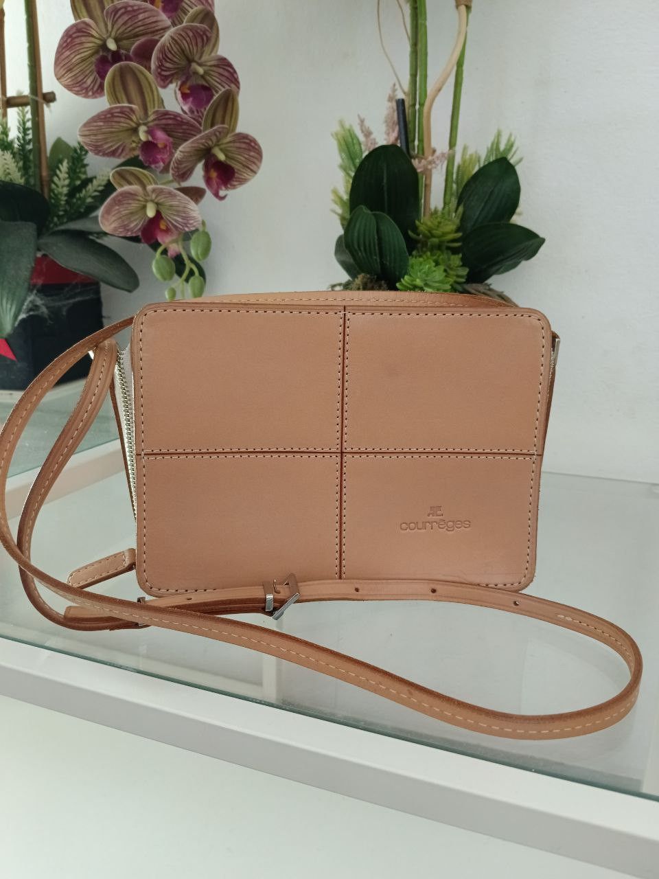 Courreges × Leather COURREGES LEATHER BOX SLING/CROSSBODY Size ONE SIZE - 1 Thumbnail