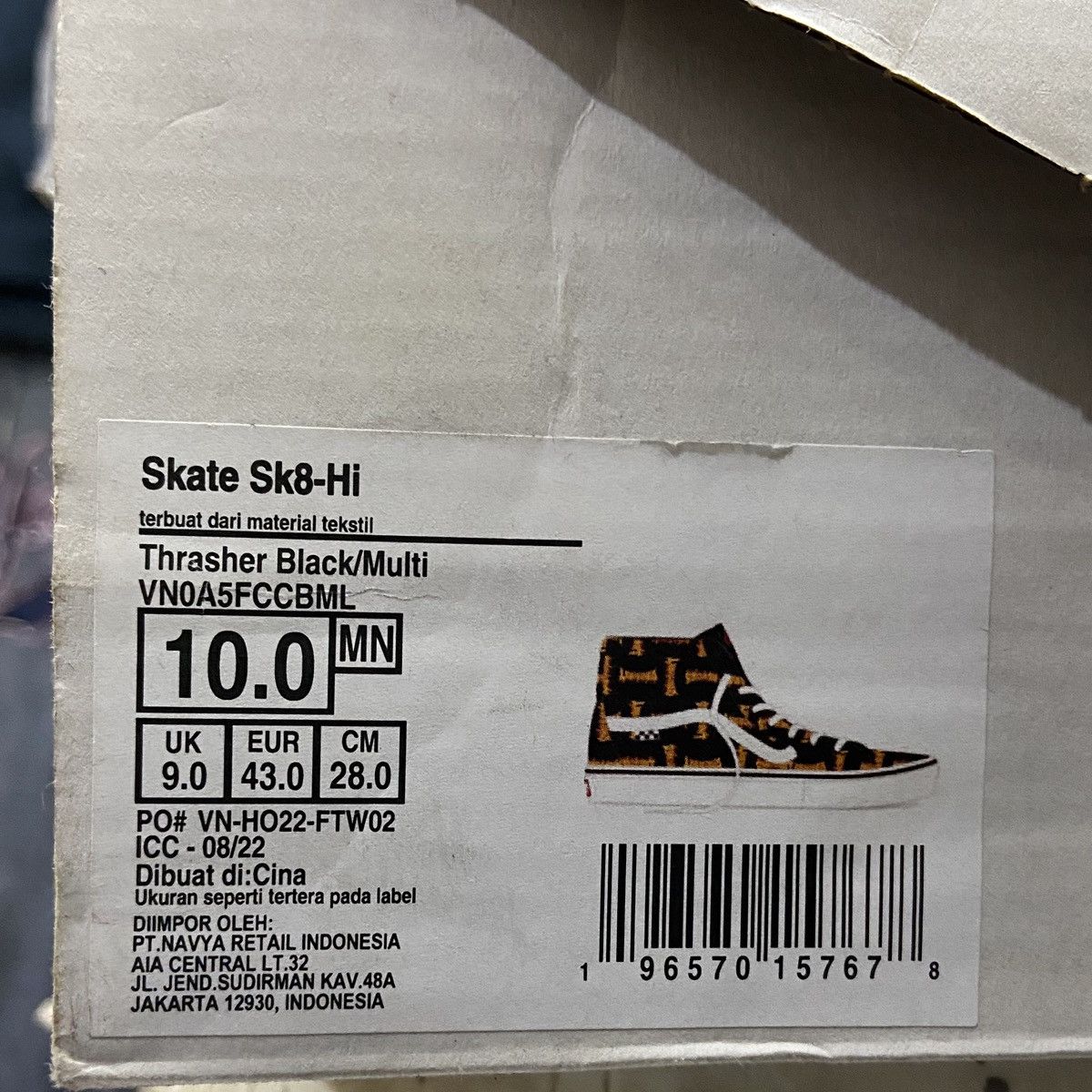 Vans Vans X Thrasher Size US 9 / EU 42 - 2 Thumbnail