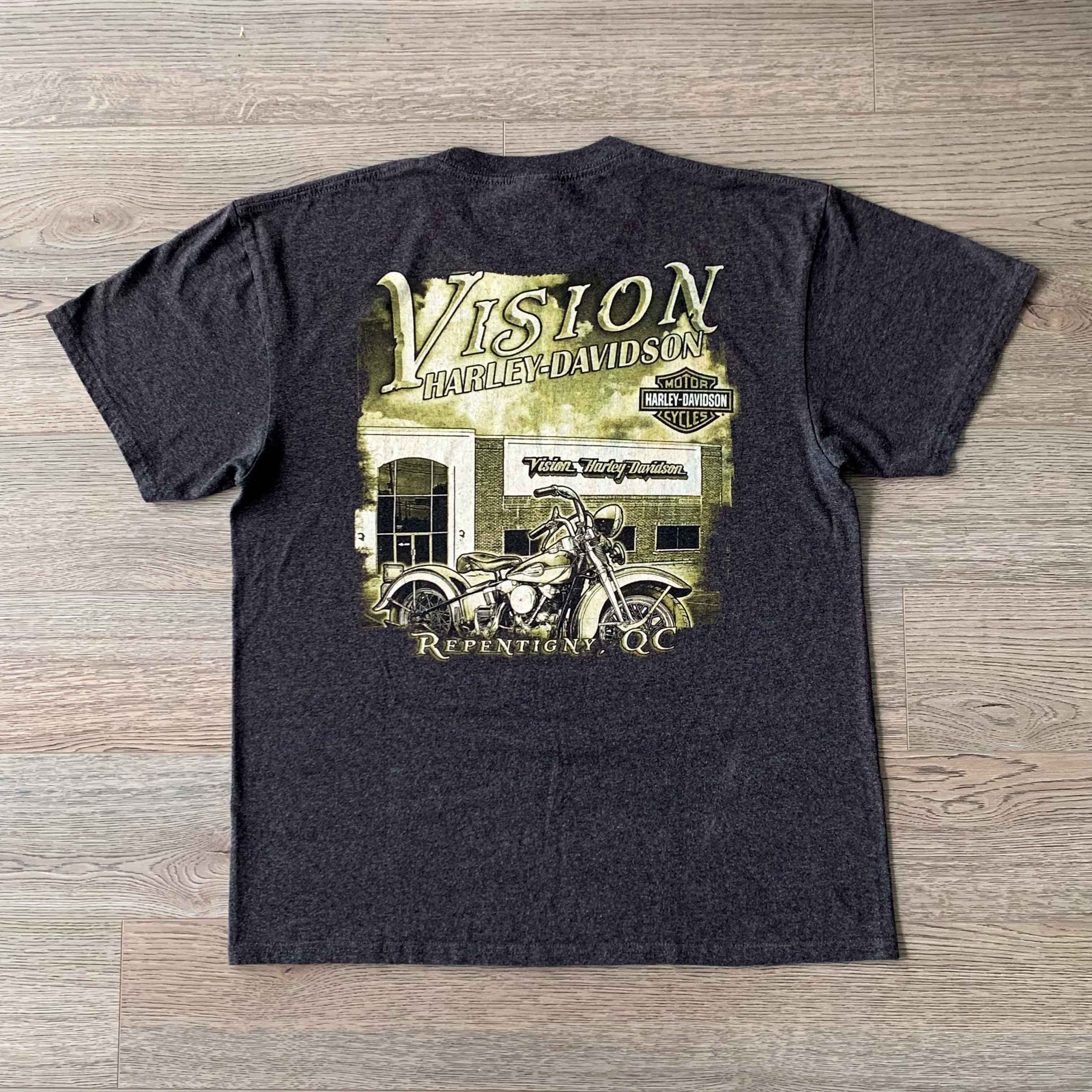 Harley Davidson × Vintage Vintage Harley Davidson T Shirt Size US L / EU 52-54 / 3 - 3 Thumbnail