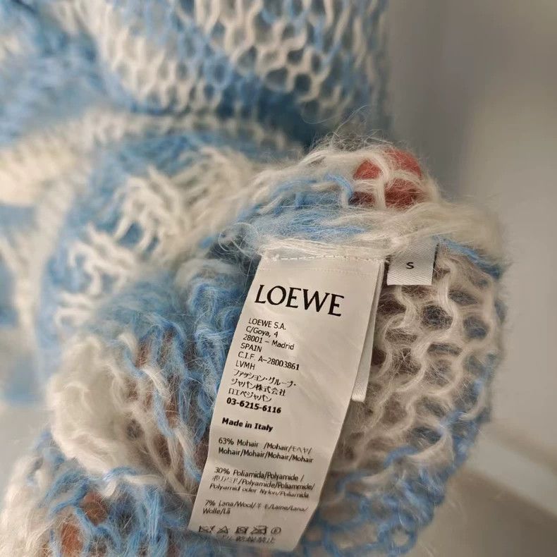 Loewe loewe Blue and white striped sweater 2506-Nextarrow Size US S / EU 44-46 / 1 - 5 Thumbnail