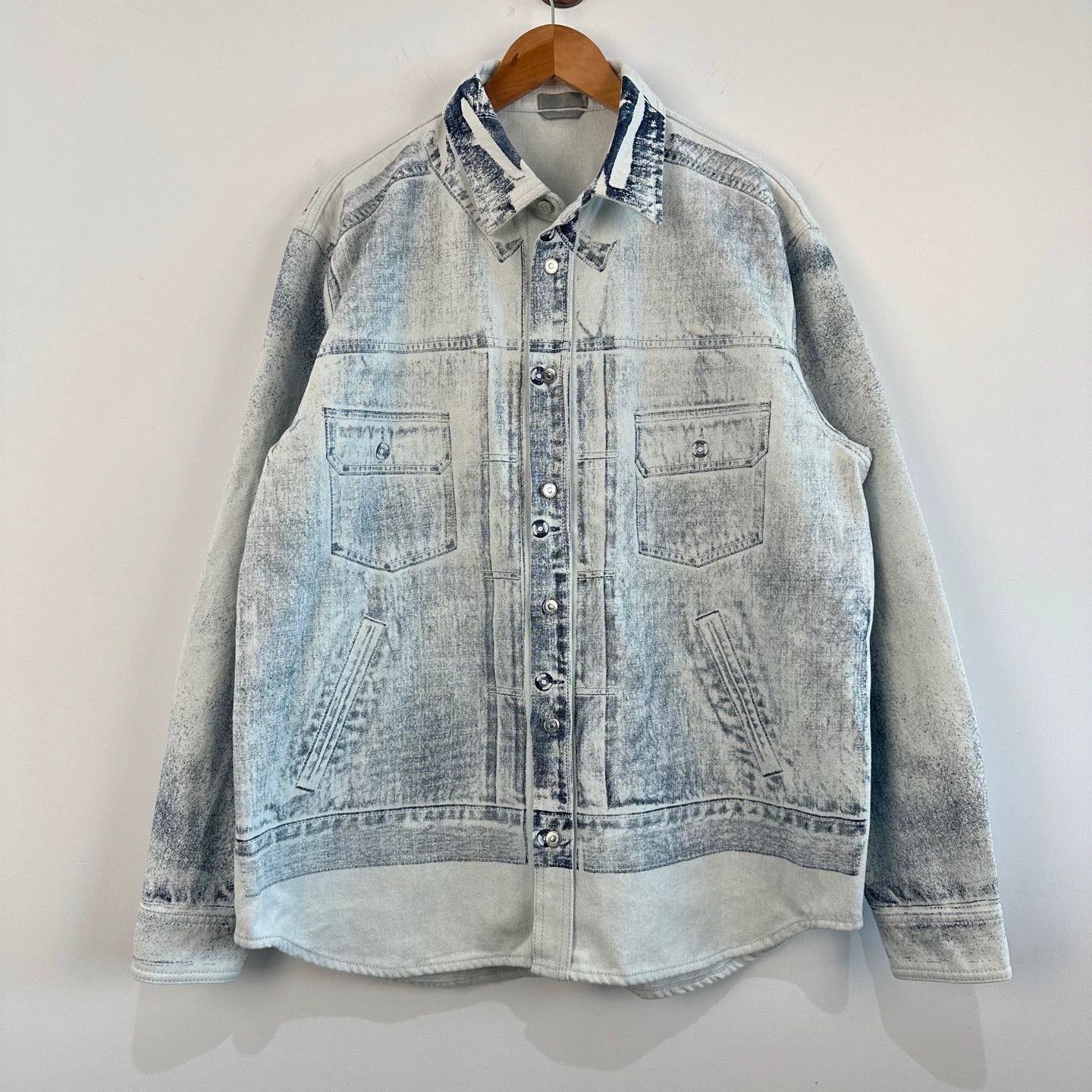 Dior Dior 3D Printed Denim Jacket FW24 Size US XS / EU 42 / 0 - 1 Thumbnail