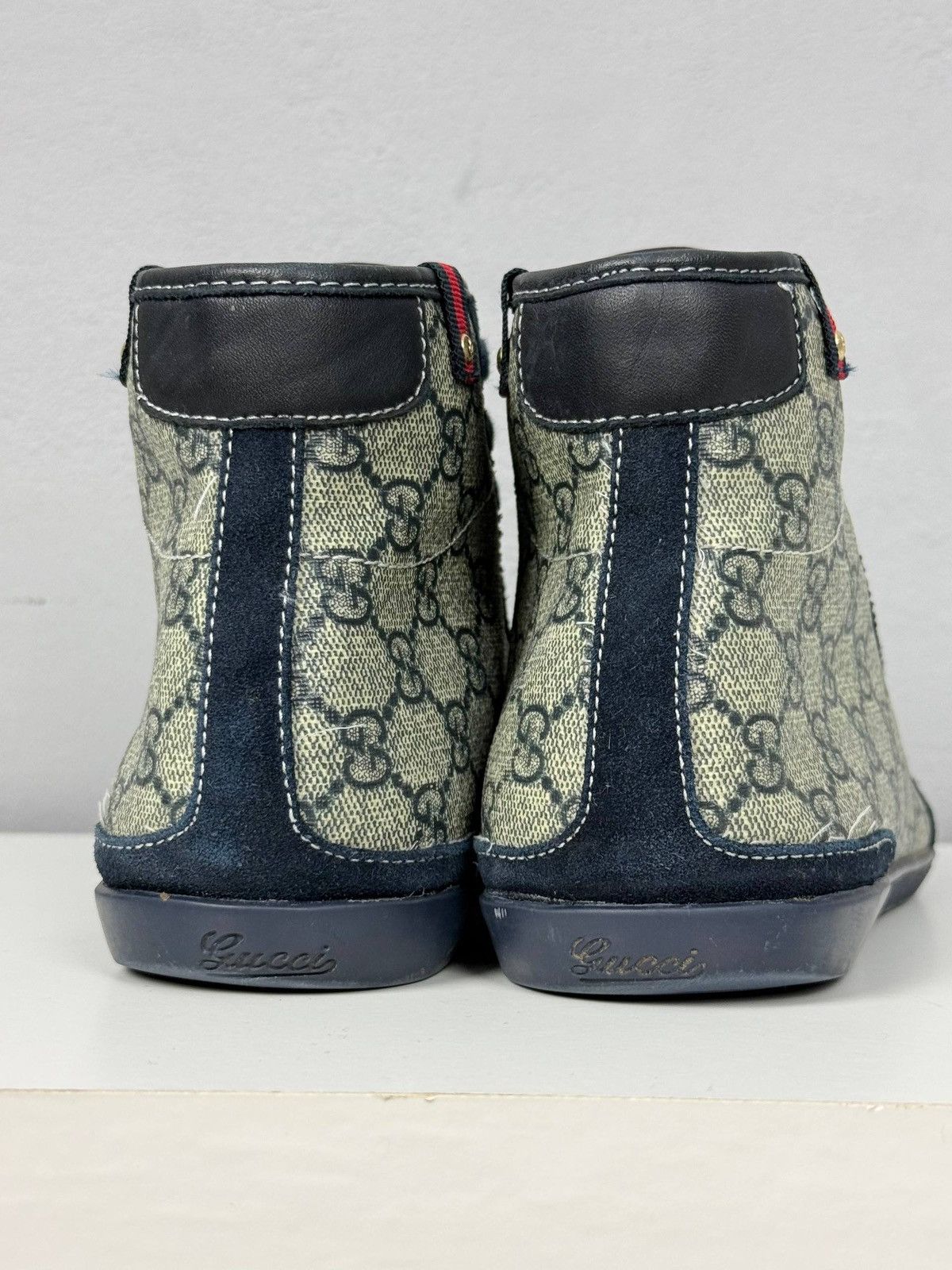 Gucci Gucci GG Monogram Canvas High Top Sneakers Size US 8.5 / IT 38.5 - 7 Thumbnail