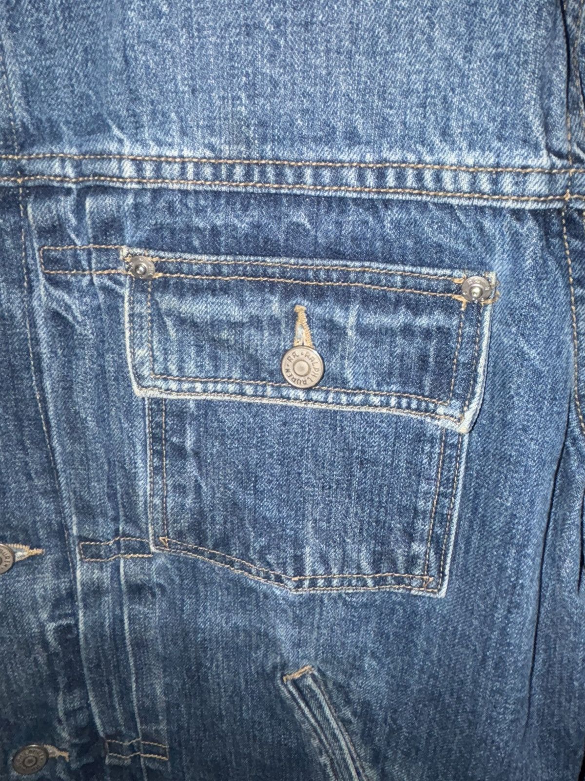 Polo Ralph Lauren × Ralph Lauren Double R Ralph Lauren Denim Jacket Size US L / EU 52-54 / 3 - 8 Thumbnail