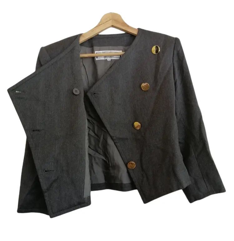 Yves Saint Laurent Yves Saint Laurent Diffusions Femmes Double Breasted Jacket Size S / US 4 / IT 40 - 10 Thumbnail