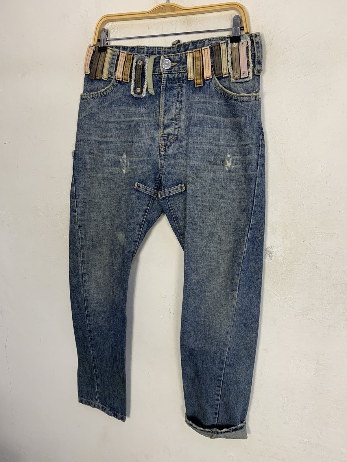 Dsquared2 Rare Dsquared2 DC/DC Denim Jeans Multicolor Hook Waist Size US 31 - 4 Thumbnail