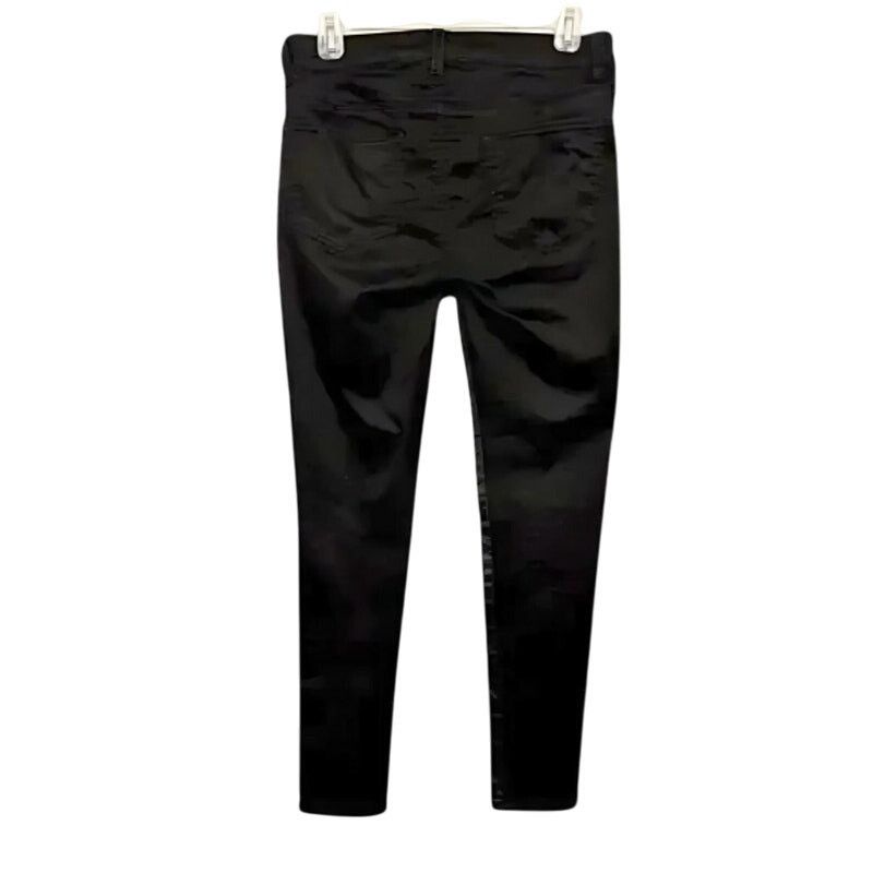 Forever 21 Forever21 Skinny Pants MidRise Faux Leather Black Women's 27 Size 27" / US 4 / IT 40 - 4 Thumbnail