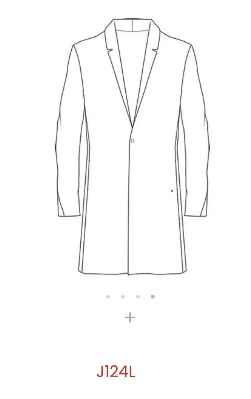 Ma+ M.A+ Midlength Stand-Collar Blazer J124L-CMB Size 48 New Size 48R - 9 Thumbnail