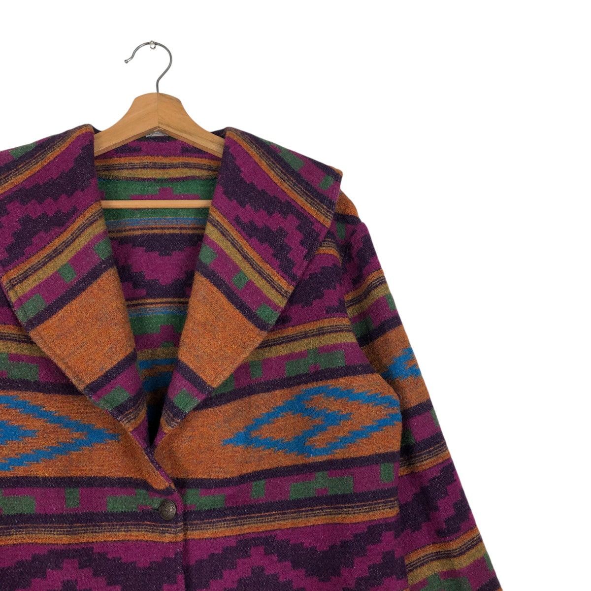 Japanese Brand 📌Native Navajo Aztec Design Chimayo Pull Over Jacket Ranch Size US S / EU 44-46 / 1 - 7 Thumbnail