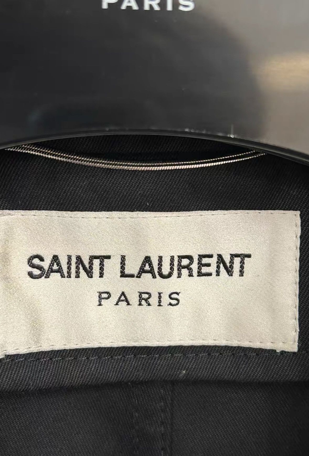 Saint Laurent Paris Saint Laurent SLP 2019SS Black Trench Coat Size US M / EU 48-50 / 2 - 2 Thumbnail