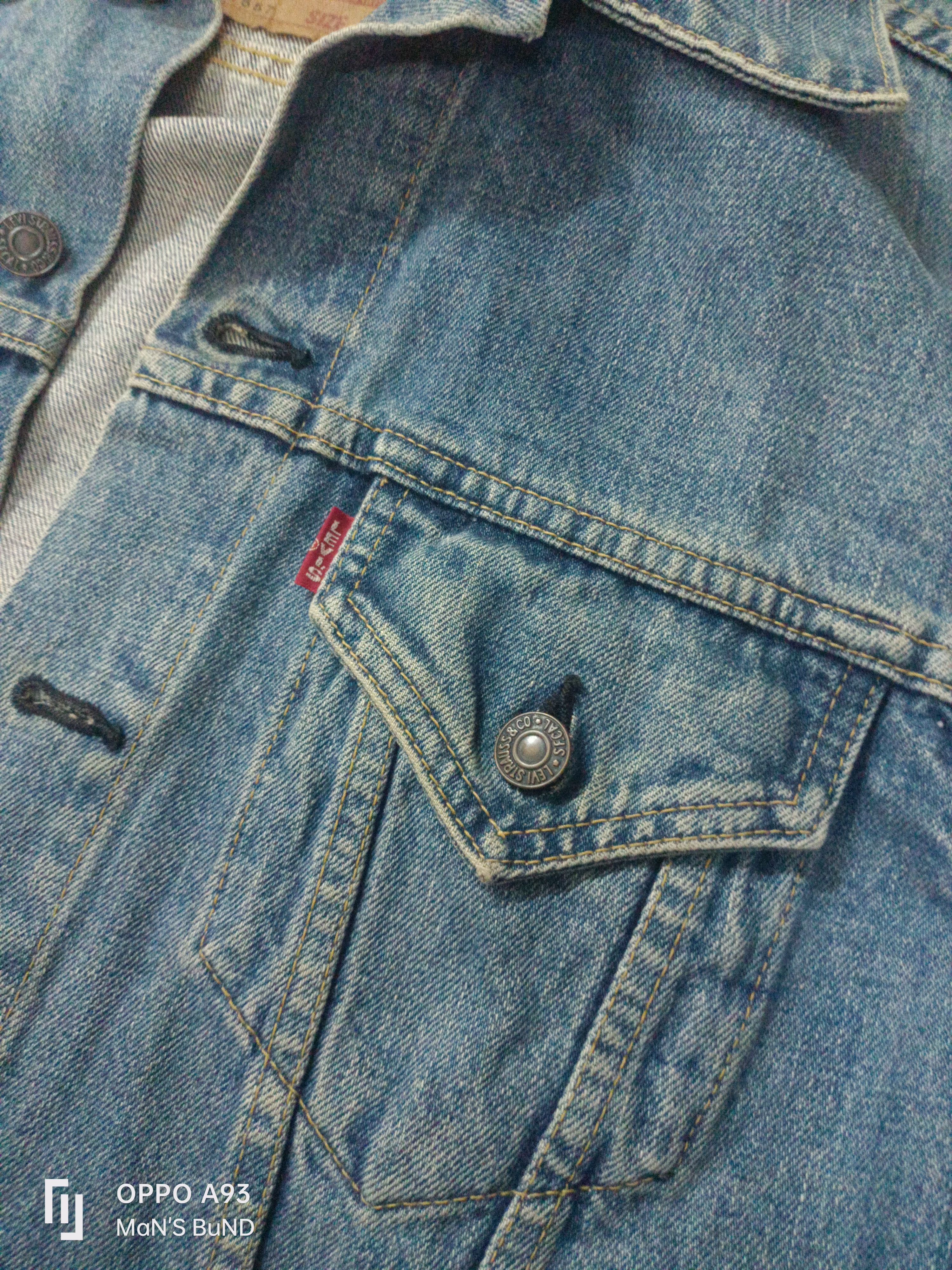 Levi's Vintage 90s Levi's 71557 Big E Denim Jacket Size US M / EU 48-50 / 2 - 7 Thumbnail