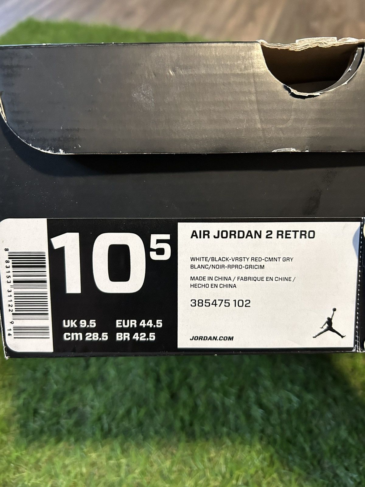 Jordan Brand Jordan 2 White Red Size US 10.5 / EU 43-44 - 10 Thumbnail