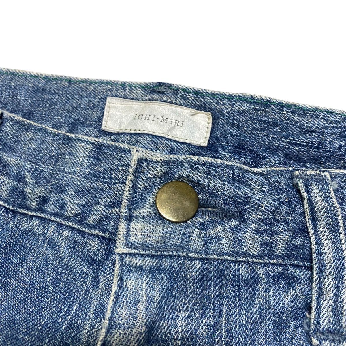 Japanese Brand ICHI MIRI Blue Denim Jeans Size US 33 - 6 Thumbnail
