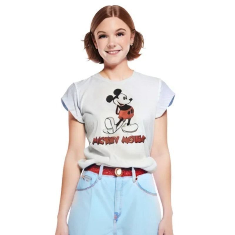 Disney Vintage Y2K Disney Mickey Mouse Graphic T-Shirt White Tee XL Size XL / US 12-14 / IT 48-50 - 2 Thumbnail