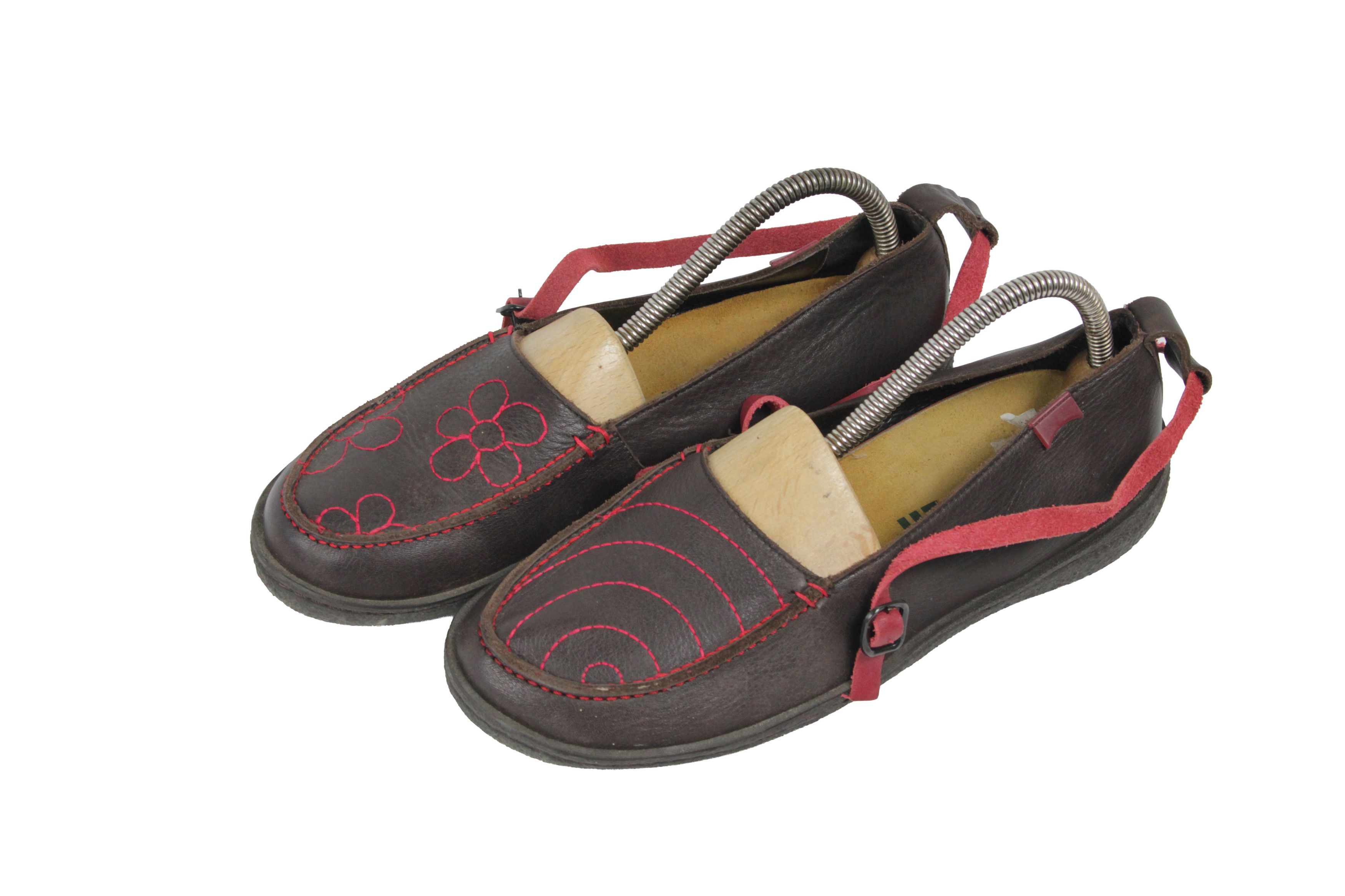 Camper Twins Y2K Embroidered Flowers Flats Size US 9 / IT 39 - 3 Thumbnail