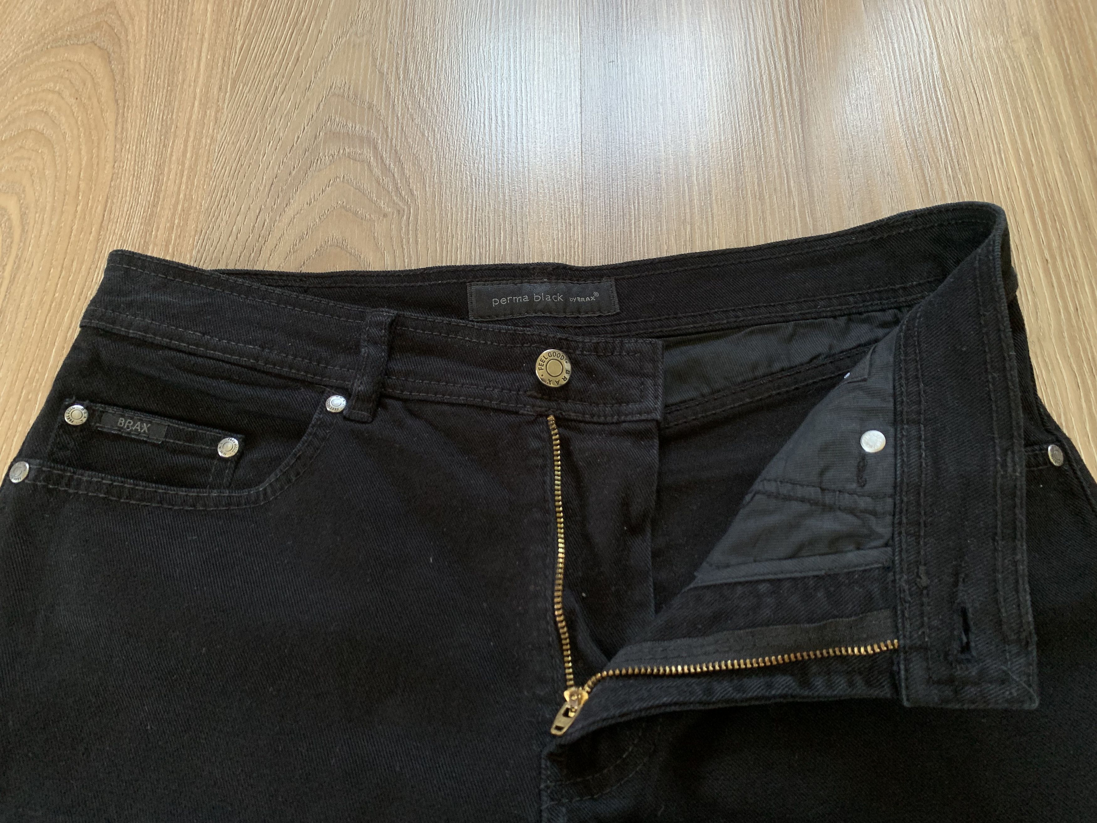 BRAX Brax Perma Black Carlos Men's Black Jeans Size US 32 / EU 48 - 5 Thumbnail