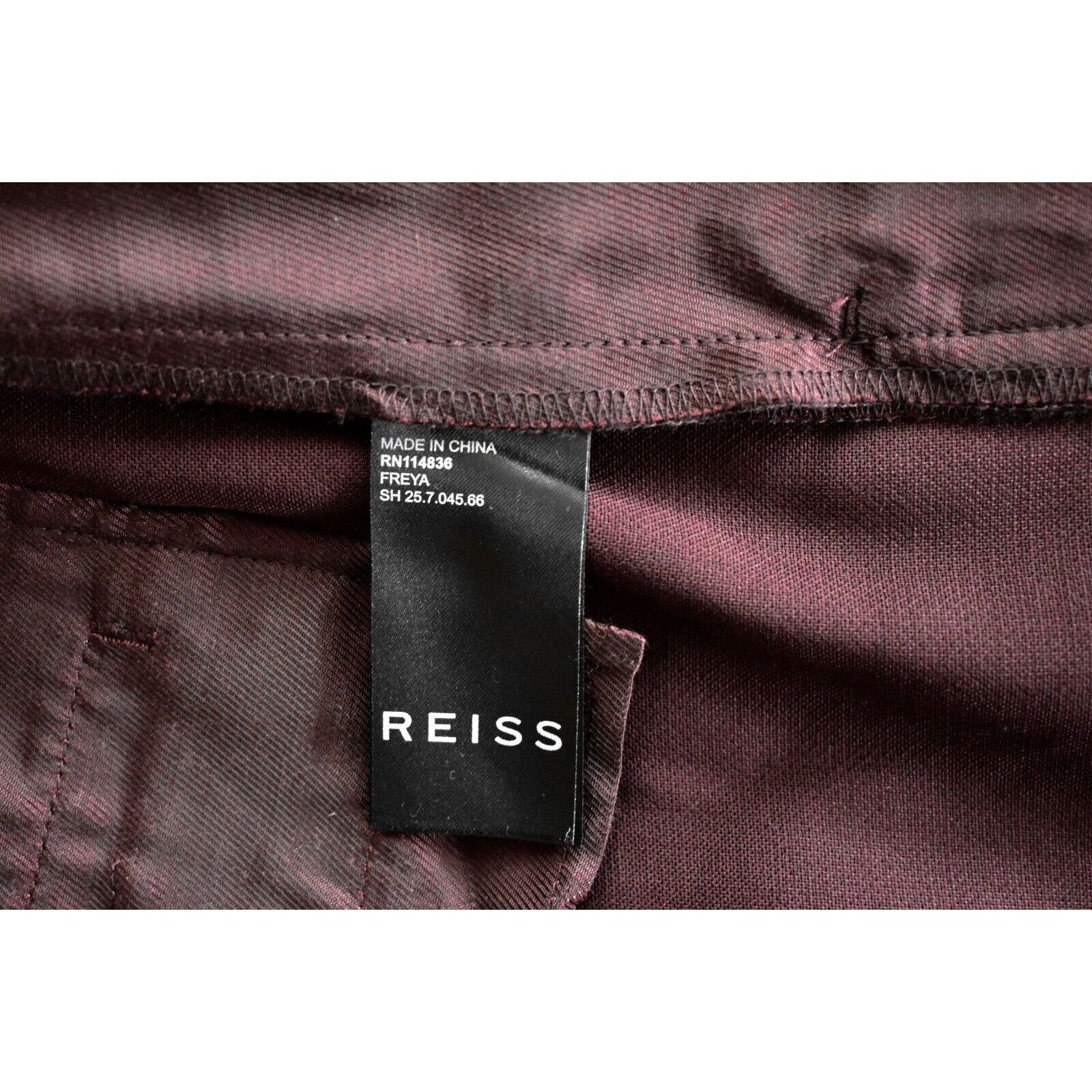 Reiss NWT REISS Berry Wool Frea-Slim Leg Trouser Pants Sz 4 $240 Size 27" / US 4 / IT 40 - 7 Thumbnail