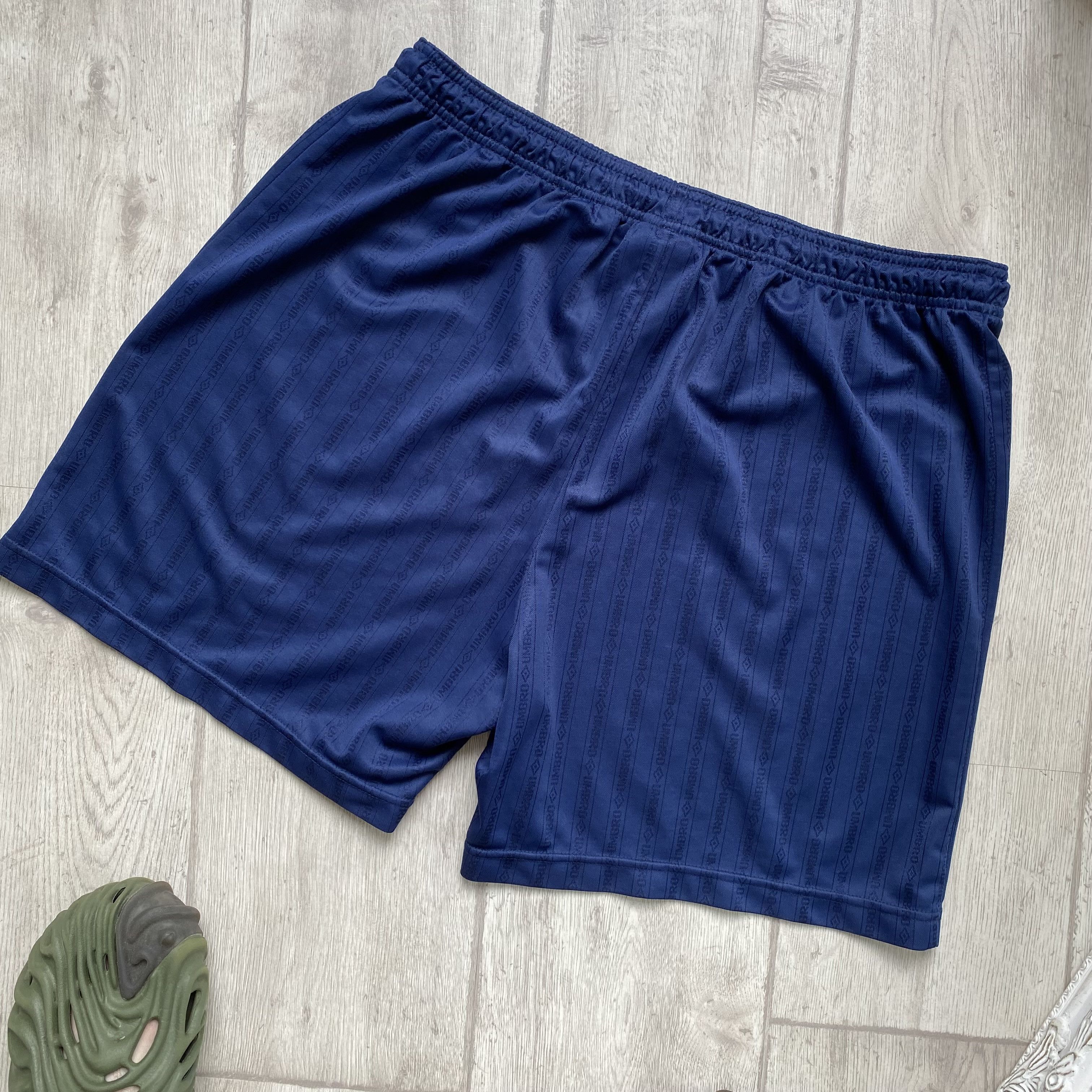 Umbro Vintage 90s Umbro Jersey Short monogram training Size US 36 / EU 52 - 7 Thumbnail