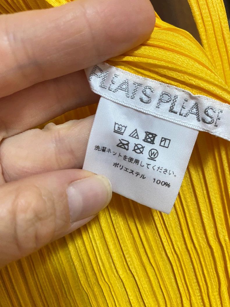 Issey Miyake Issey Miyake size:3 Yellow pleated cardigan Size M / US 6-8 / IT 42-44 - 2 Thumbnail