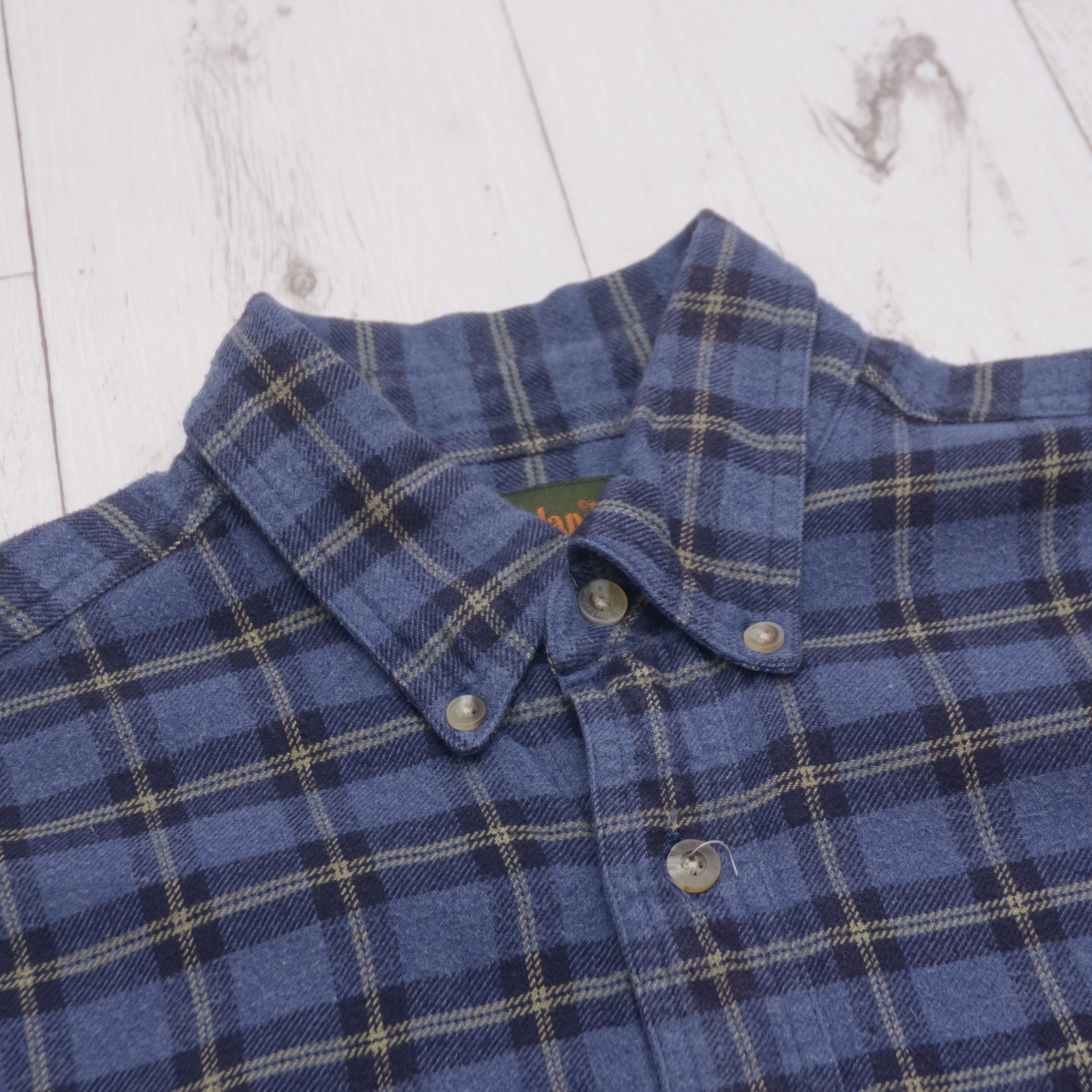 Timberland × Vintage Vintage Timberland Flannel Shirt Plaid Check Thick Oversized Size US M / EU 48-50 / 2 - 7 Thumbnail