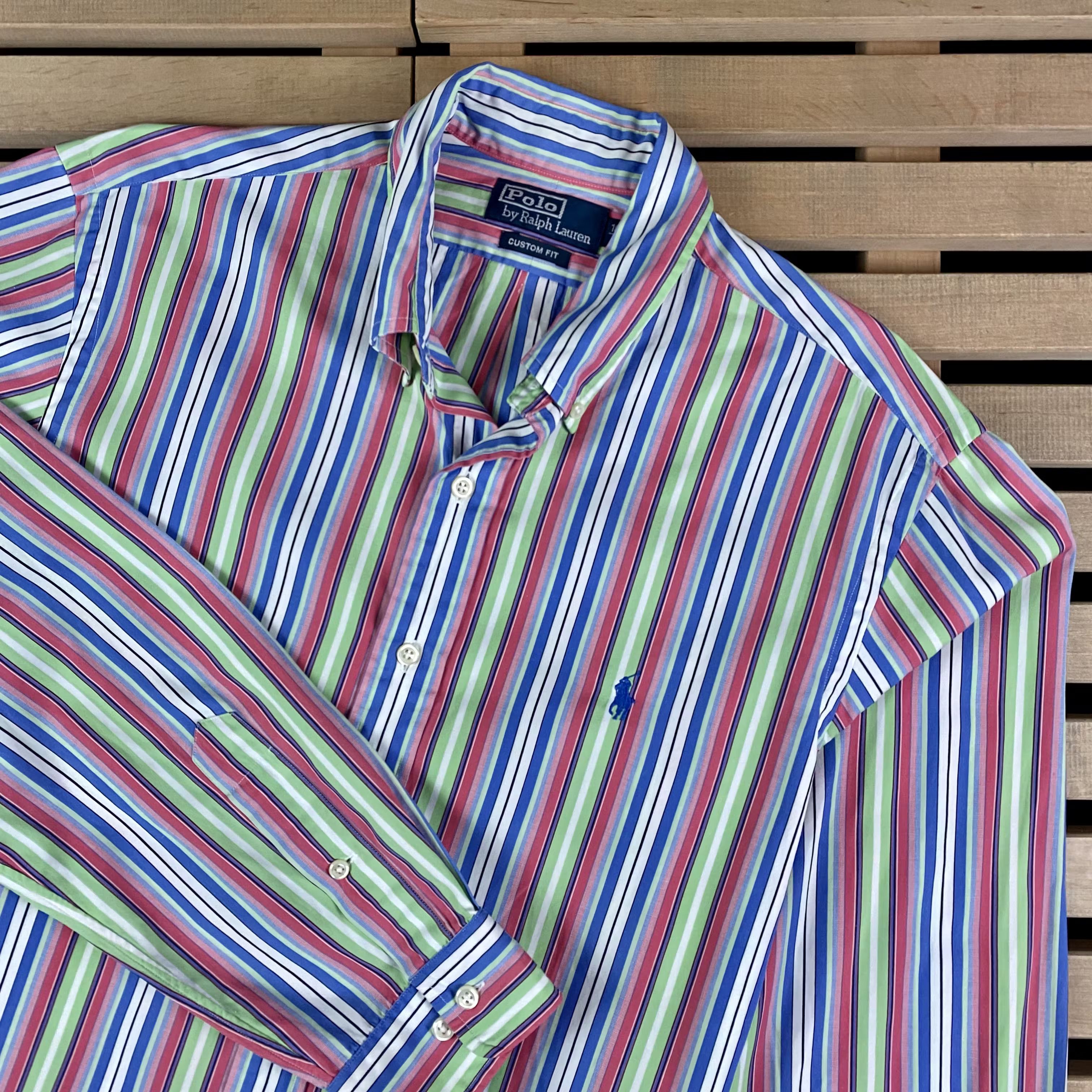 Polo Ralph Lauren × Ralph Lauren × Vintage Men’s Shirt Long Sleeve Polo by Ralph Lauren Vintage Size L Size US L / EU 52-54 / 3 - 2 Thumbnail