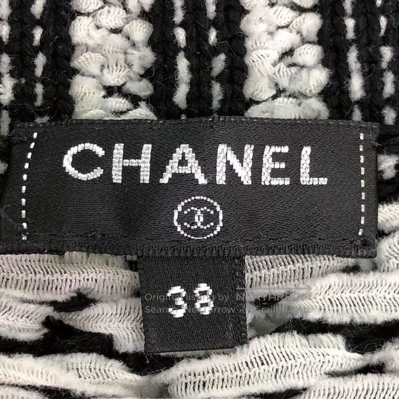 Chanel Chanel 18P black and white knitted short sleeves Size XS / US 0-2 / IT 36-38 - 5 Thumbnail