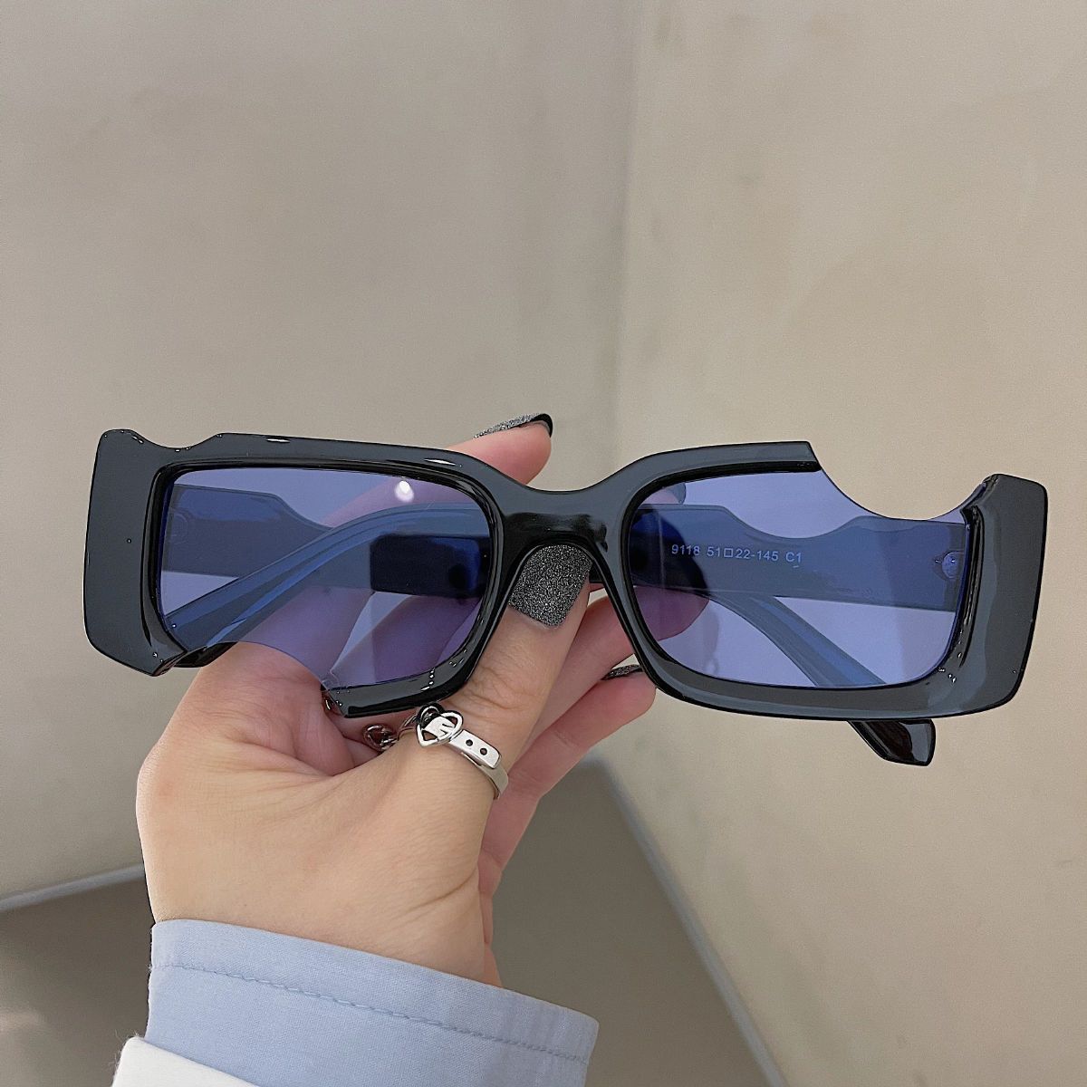 Electric Visual Crazy Street ins style custom avant-garde sunglasses Size ONE SIZE - 4 Thumbnail