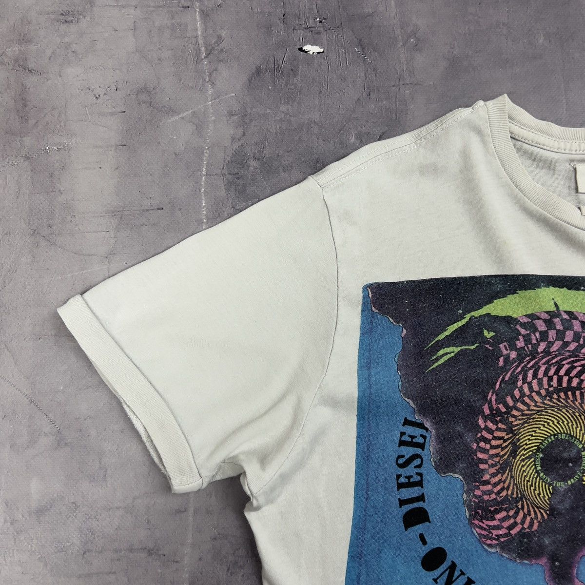 Diesel Rare! Diesel Only The Brave Disk Big Logo Tee 00s Size US S / EU 44-46 / 1 - 2 Thumbnail