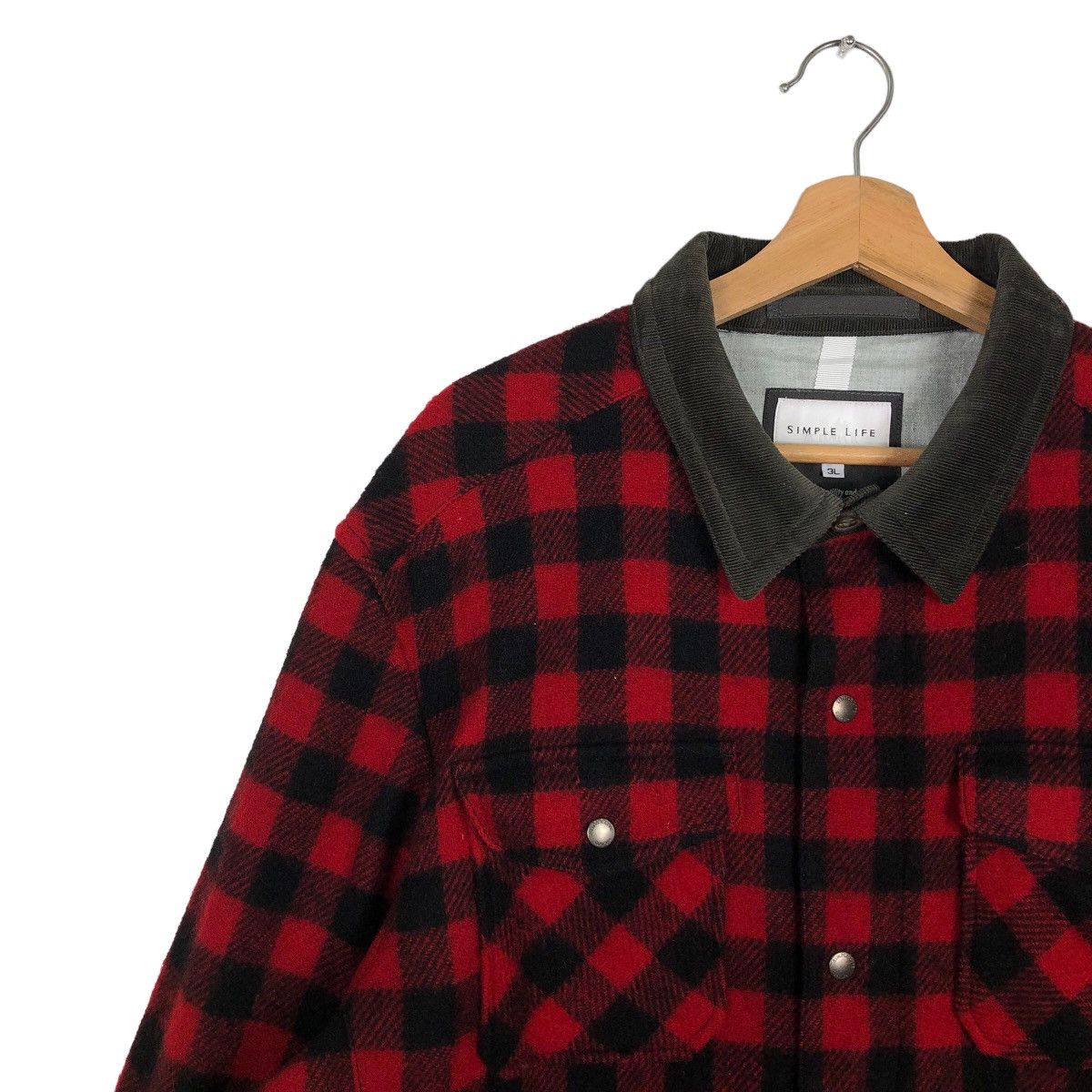Japanese Brand 🔥90’s Vintage Survival Jacket Woolrich Japan Tartan Design Size US L / EU 52-54 / 3 - 7 Thumbnail