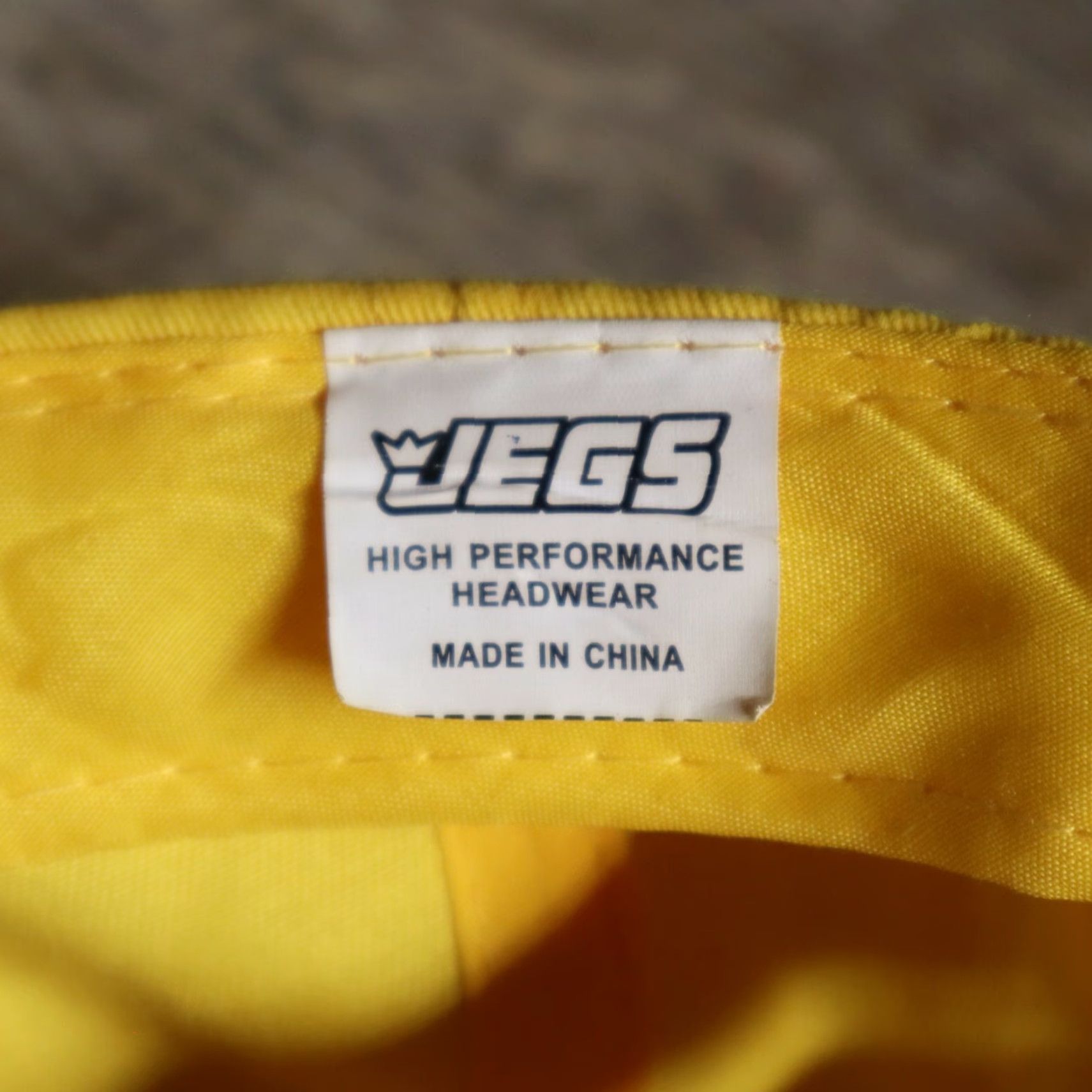 Vintage JEGS High Performance Hat Promo Cap Jegs.com Adjustable Yellow Black Baseball Cap Unisex Adults Mens Women s? Size ONE SIZE - 7 Thumbnail