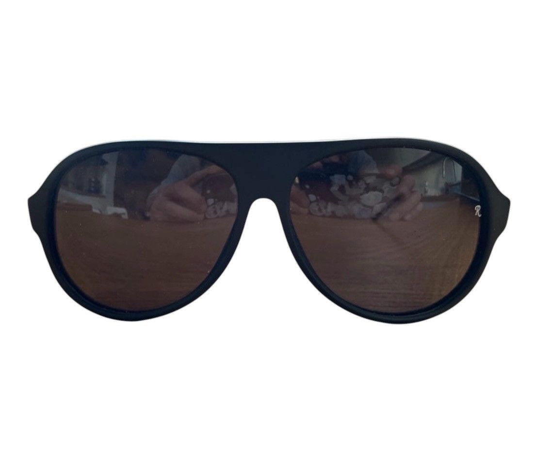 Linda Farrow × Raf Simons raf simons x linda farrow silver pilot shield glasses Size ONE SIZE - 2 Thumbnail