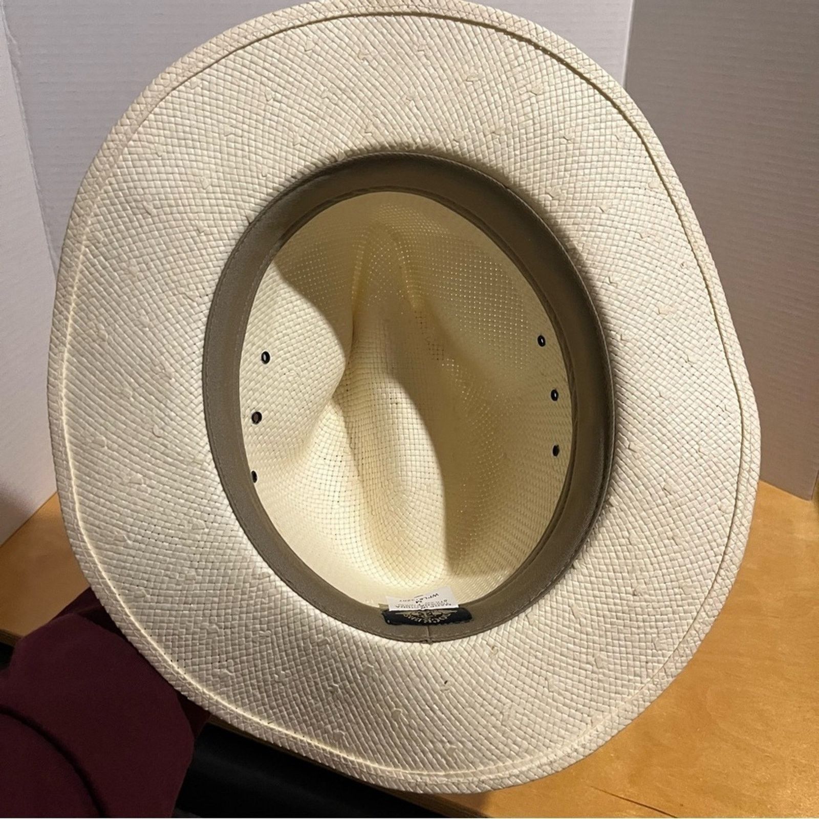 Dockers Docker's Safari Wide Brim Straw Hat Men’s Size Medium M Tan Size ONE SIZE - 6 Thumbnail