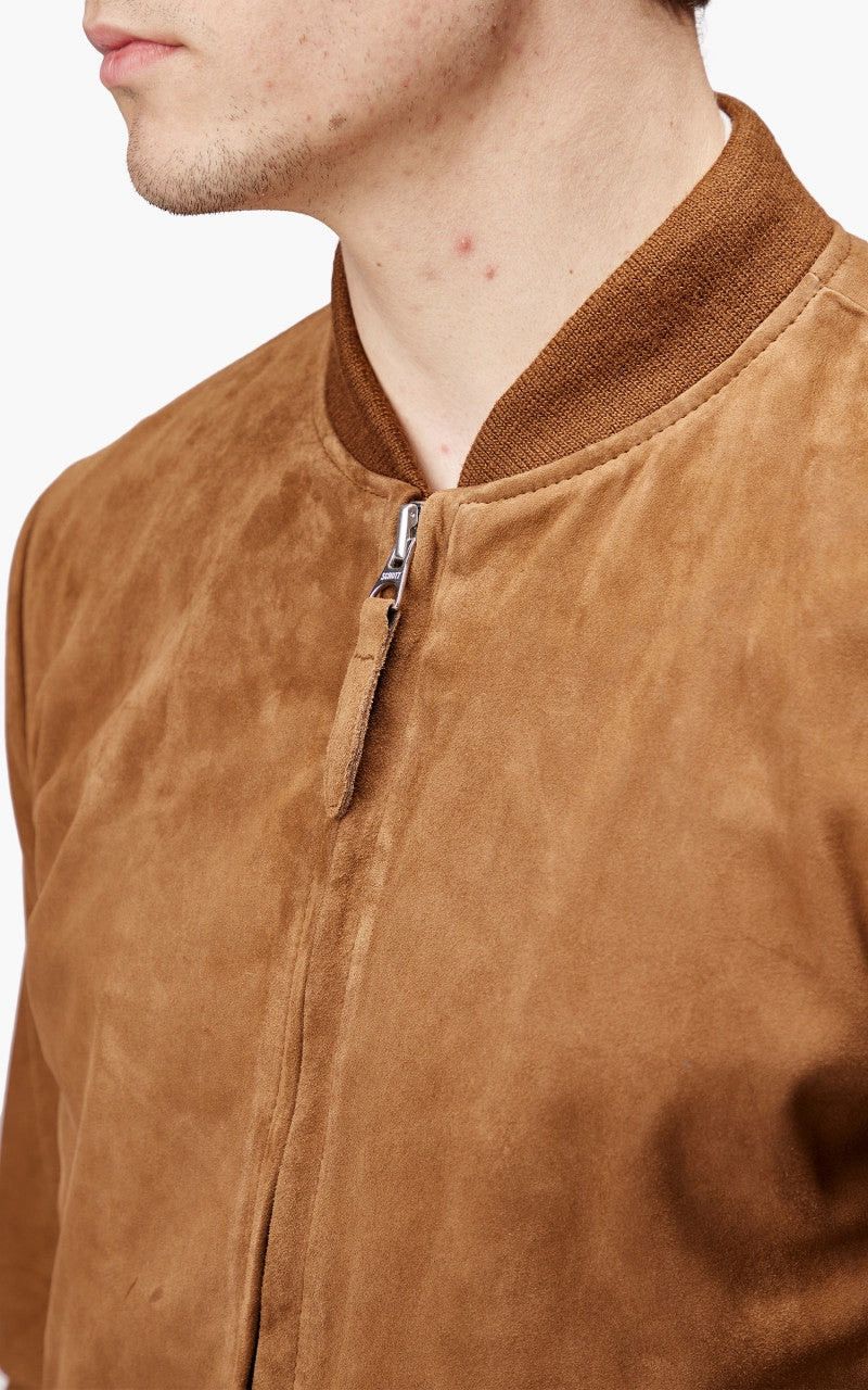Schott 🇺🇸 NEW❗️Schott NYC Suede Leather Bomber Jacket Rust Rare Retro Size US M / EU 48-50 / 2 - 6 Thumbnail