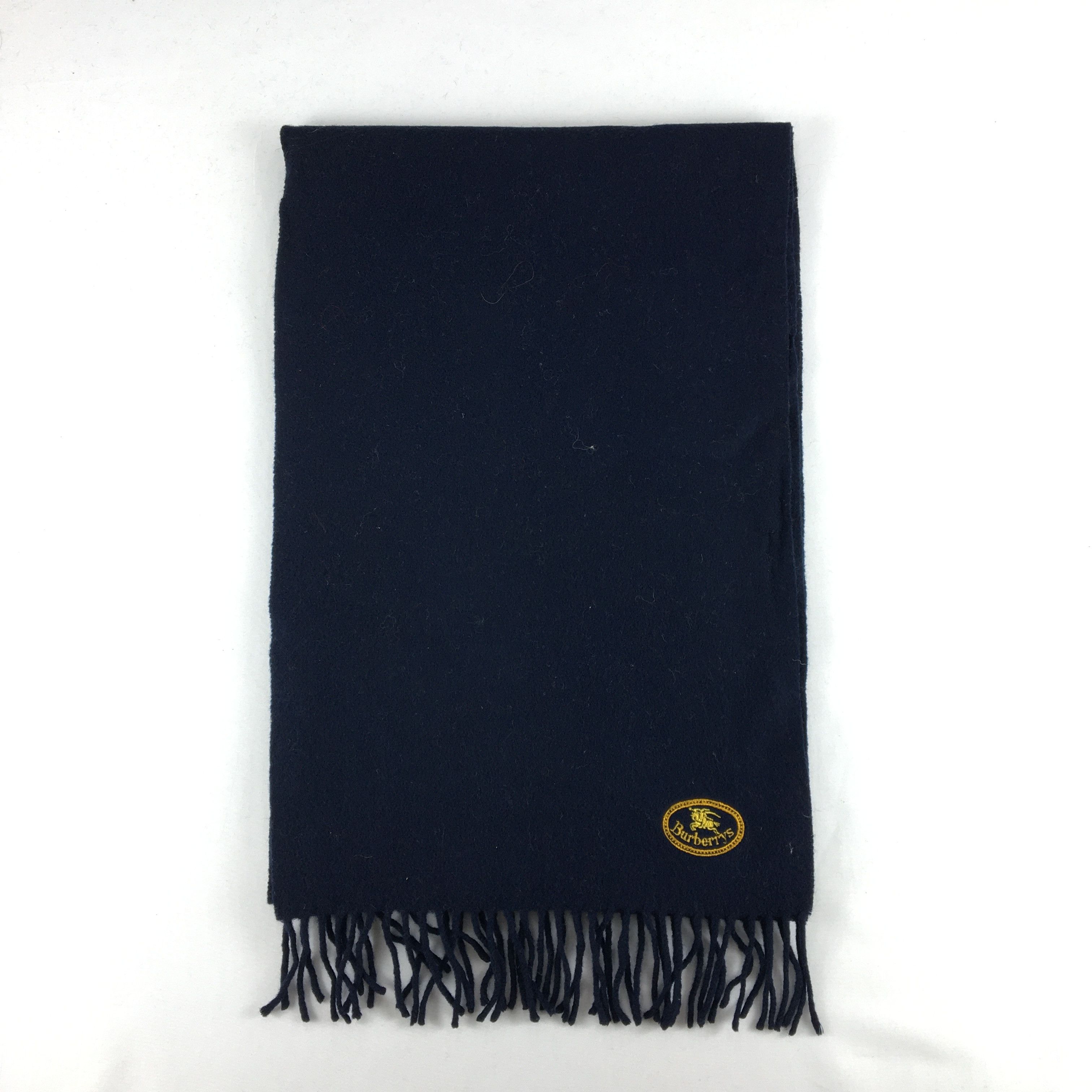 Burberry × Vintage Vintage Burberry Scarf Muffler Wool Cashmere Scarves Size ONE SIZE - 2 Thumbnail