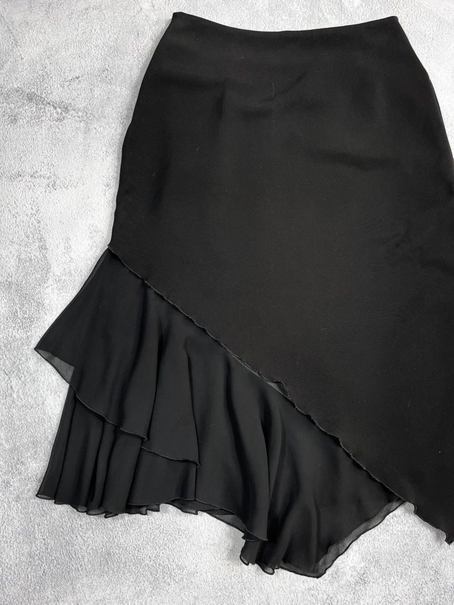 Vintage Vintage Y2K asymmetric flared opium retro style skirt 38 Size 27" / US 4 / IT 40 - 2 Thumbnail
