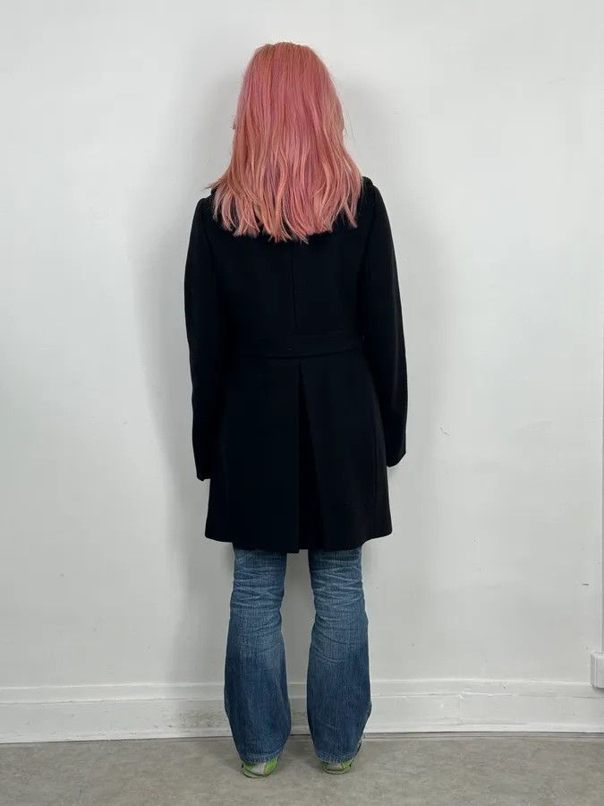 Prada AW2008 Prada Black Black Classy Wool Coat Size S / US 4 / IT 40 - 3 Thumbnail