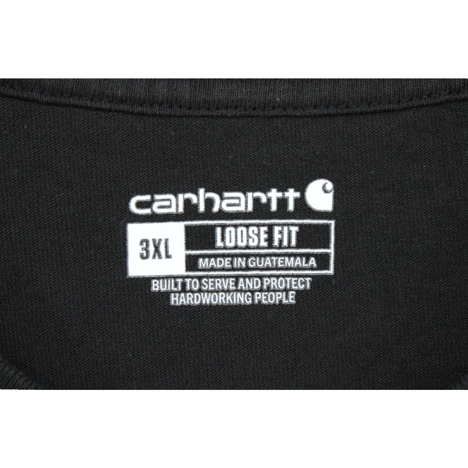 Carhartt VINTAGE Carhartt T-Shirt Mens 3XL Black Loose Fit K87 Workwear Pocket Heavyweight Cotton Size US XXL / EU 58 / 5 - 4 Thumbnail