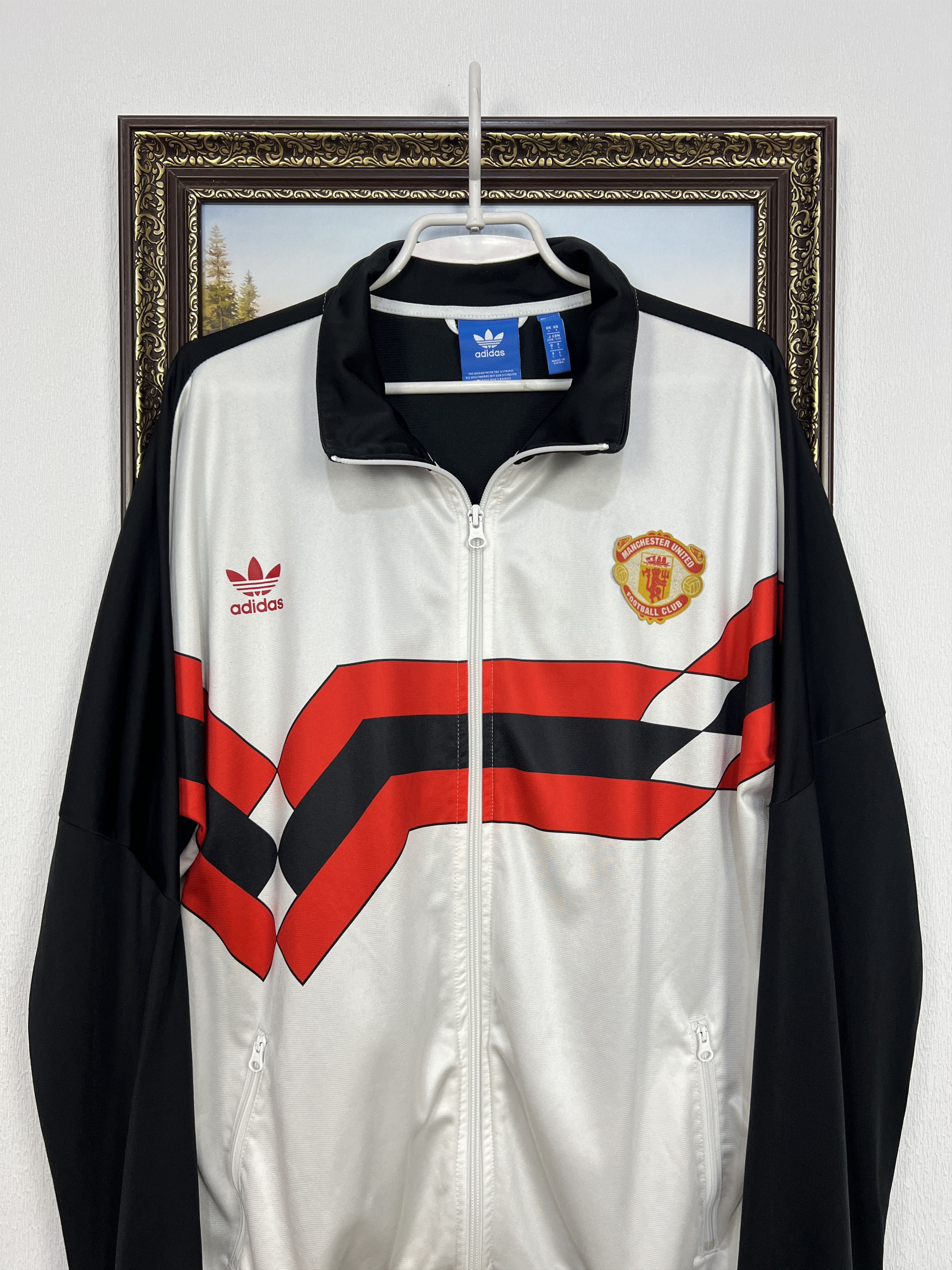 Adidas Adidas Originals Manchester United 90's Retro Jacket Size US L / EU 52-54 / 3 - 2 Thumbnail