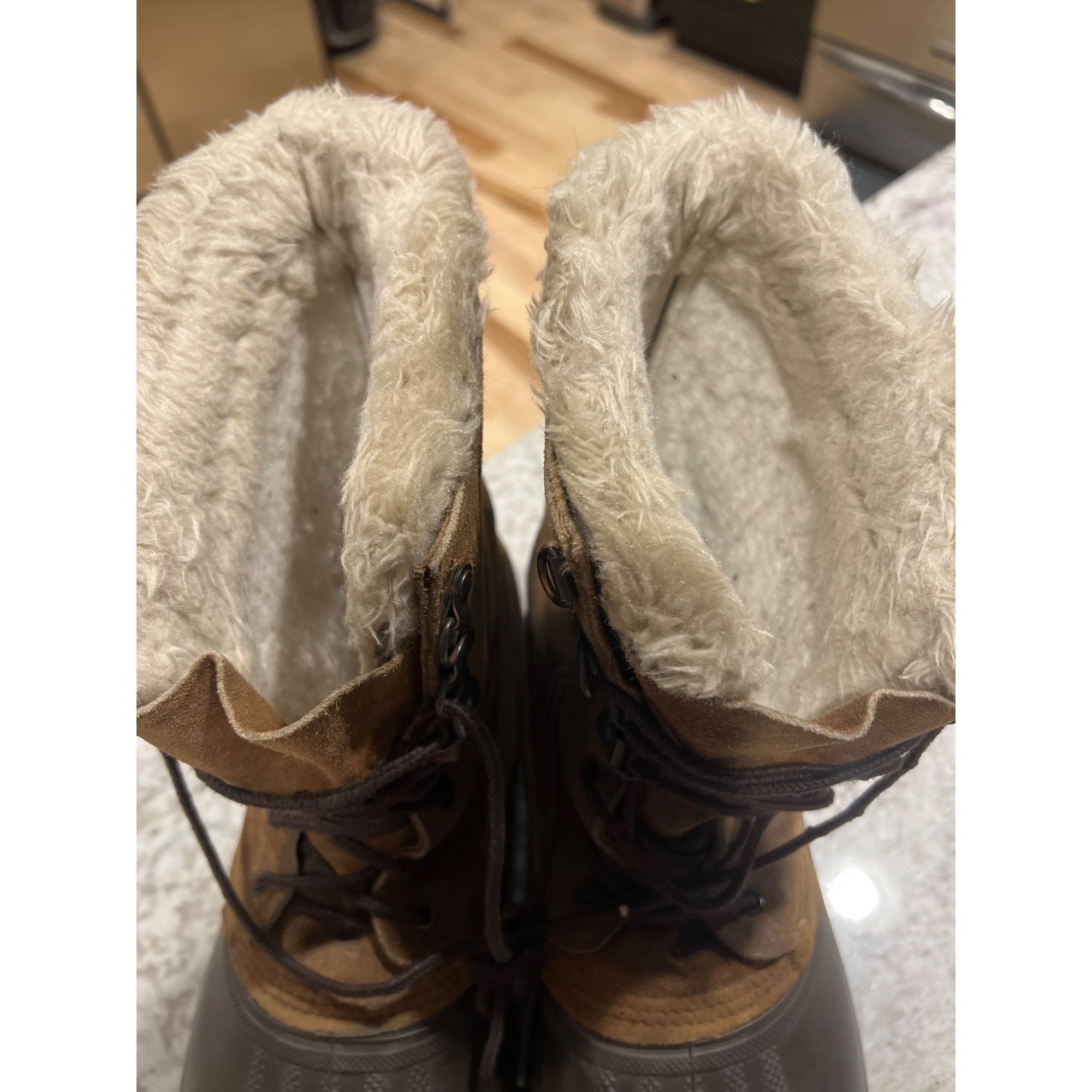 SOREL Sorel Steel Shank Leather Made in USA Winter Boots - Size 11 Size US 11 / EU 44 - 3 Thumbnail