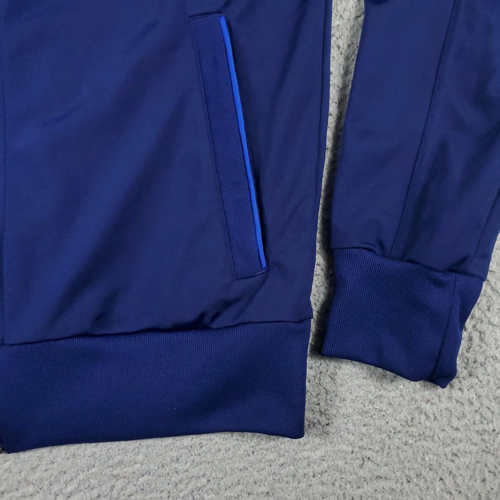 Adidas VINTAGE Adidas Jacket Mens Small Blue Kendall Full Zip Up Track Sweater Sweatshirt Size US S / EU 44-46 / 1 - 5 Thumbnail