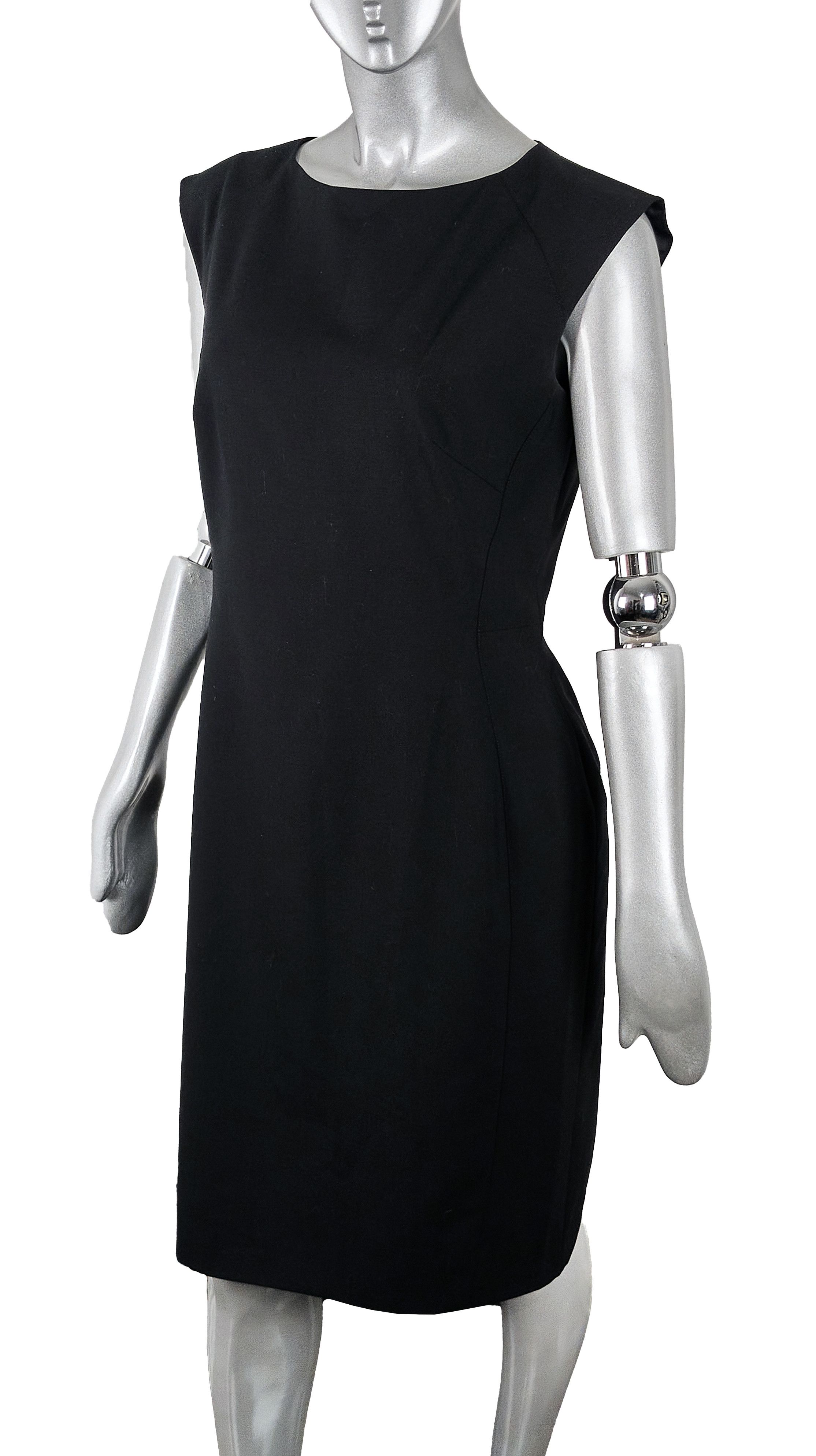 Vintage Classic black dress John Lewis fitted evening dress Size M / US 6-8 / IT 42-44 - 4 Thumbnail