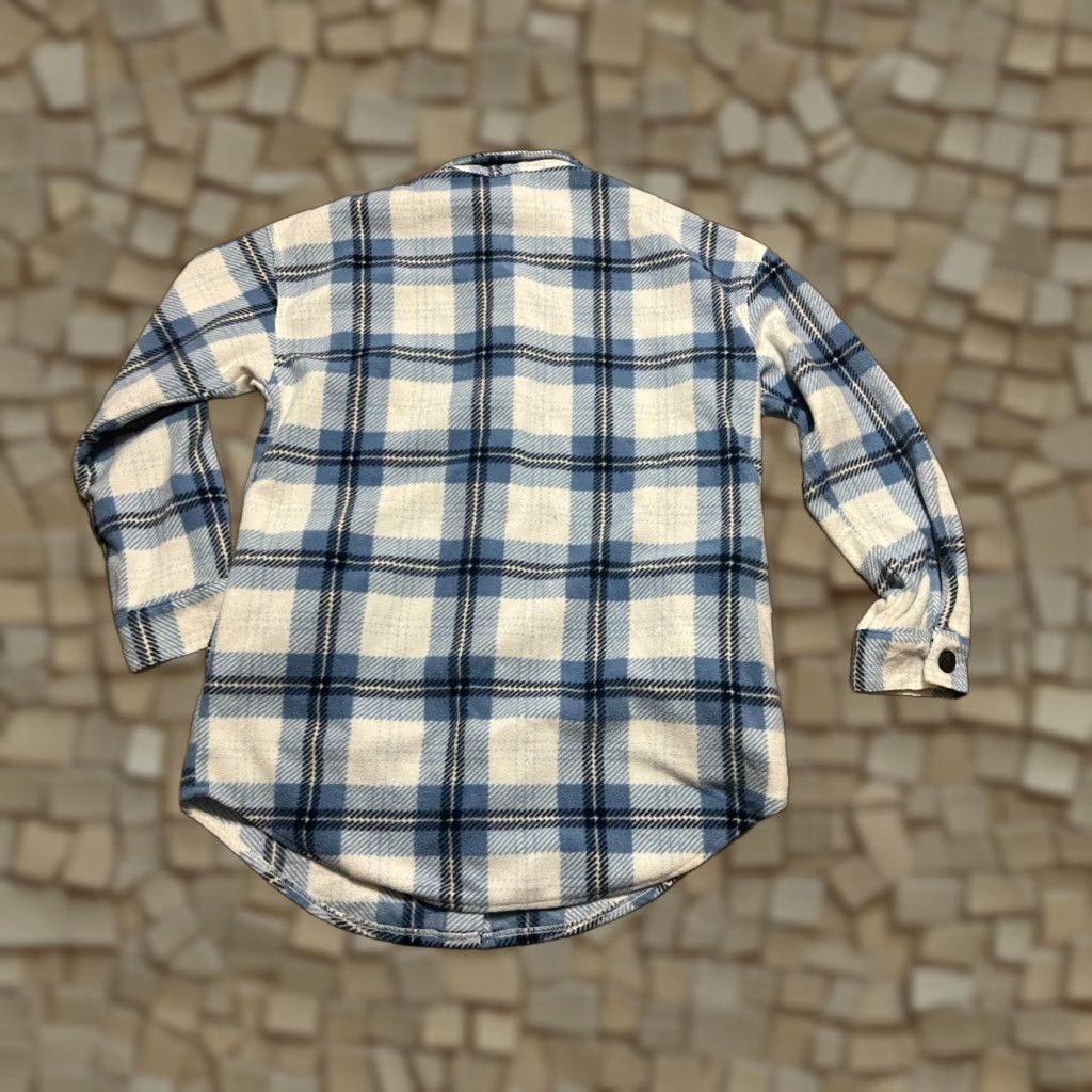 Vintage Maurices Shirt Women’s Small Blue White Plaid Button Up Long Sleeve Vintage No (adjusted) Size S / US 4 / IT 40 - 1 Thumbnail