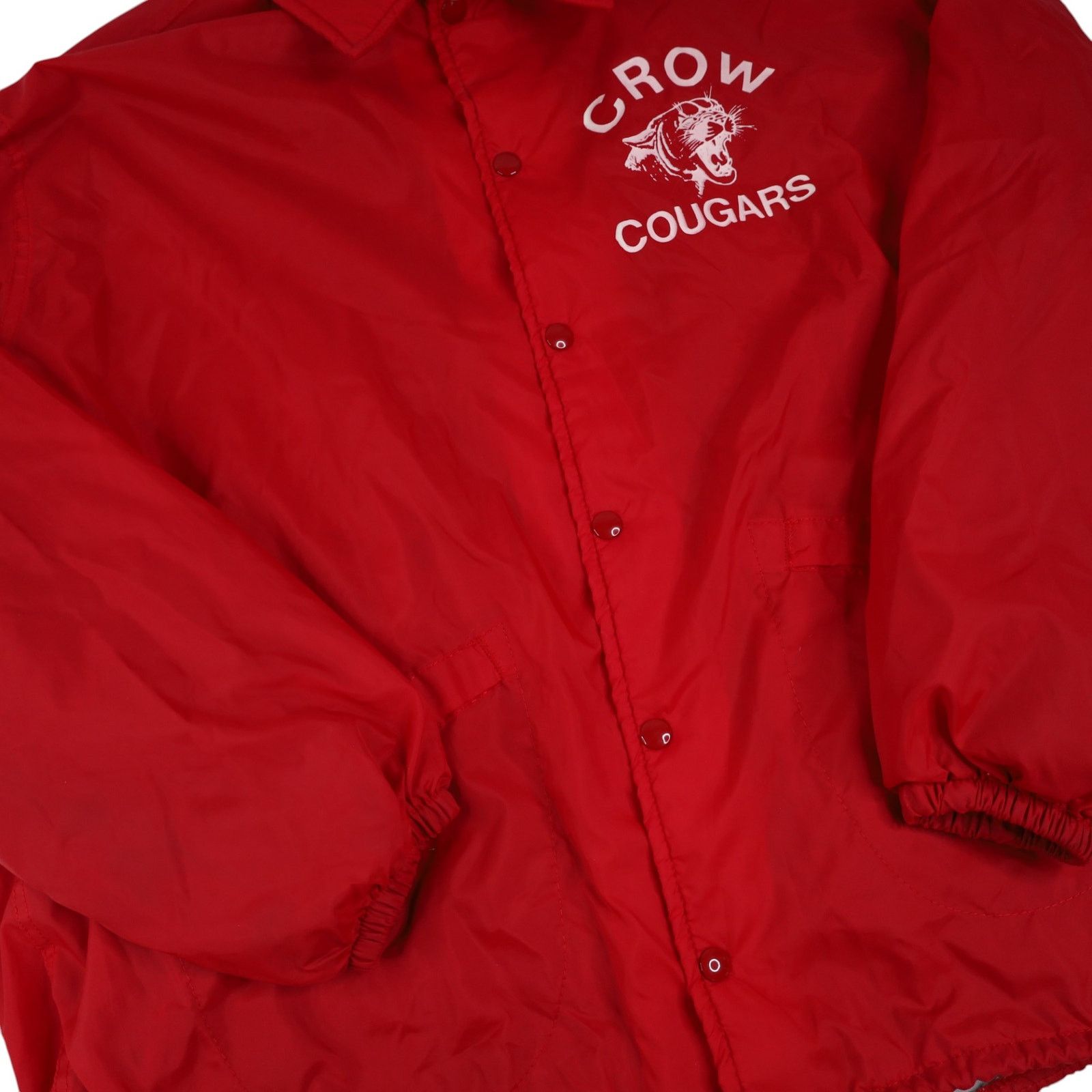 Vintage Vintage Playjac Crow Cougars Highschool Light Jacket Size US XL / EU 56 / 4 - 4 Thumbnail