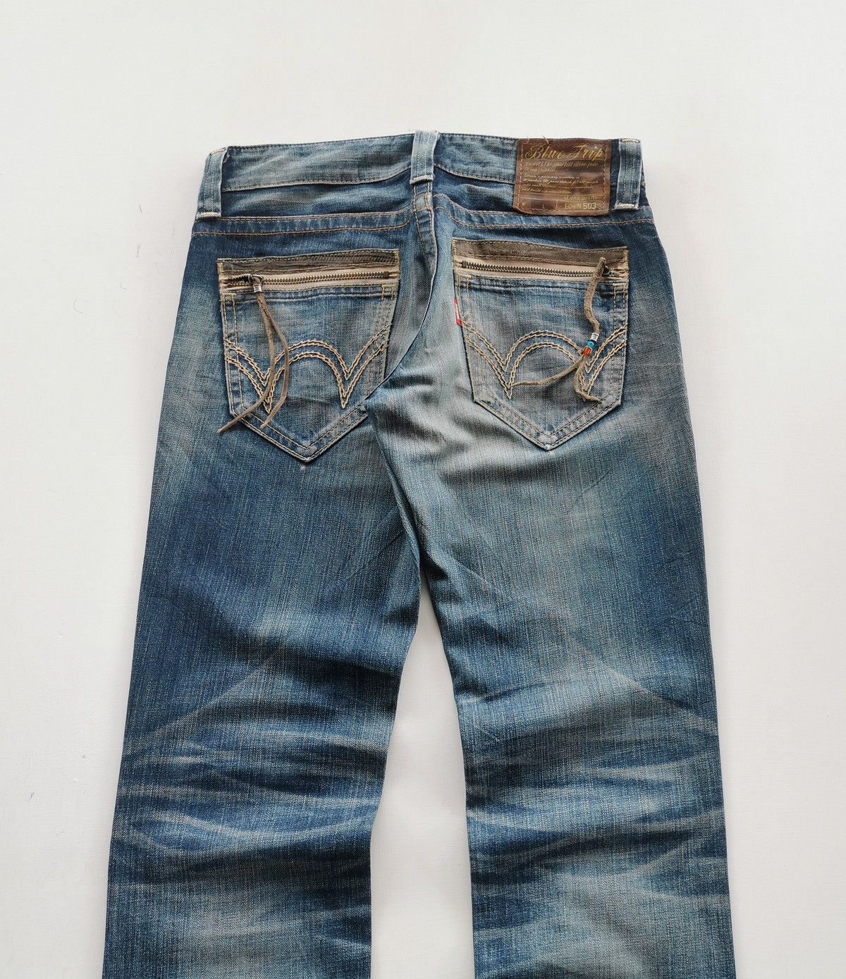 Edwin Edwin 503 Distressed Jeans Size US 30 / EU 46 - 7 Thumbnail