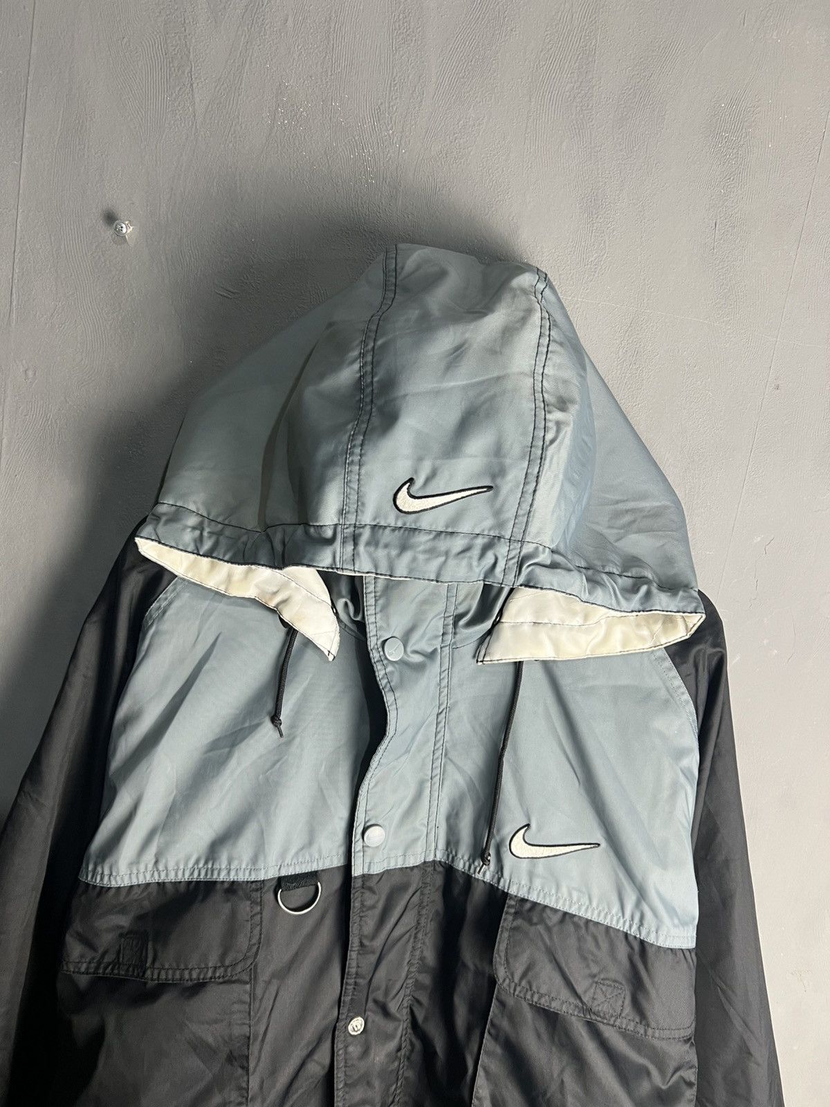 Nike Nike Vintage big swoosh logo Jacket Size US XL / EU 56 / 4 - 4 Thumbnail