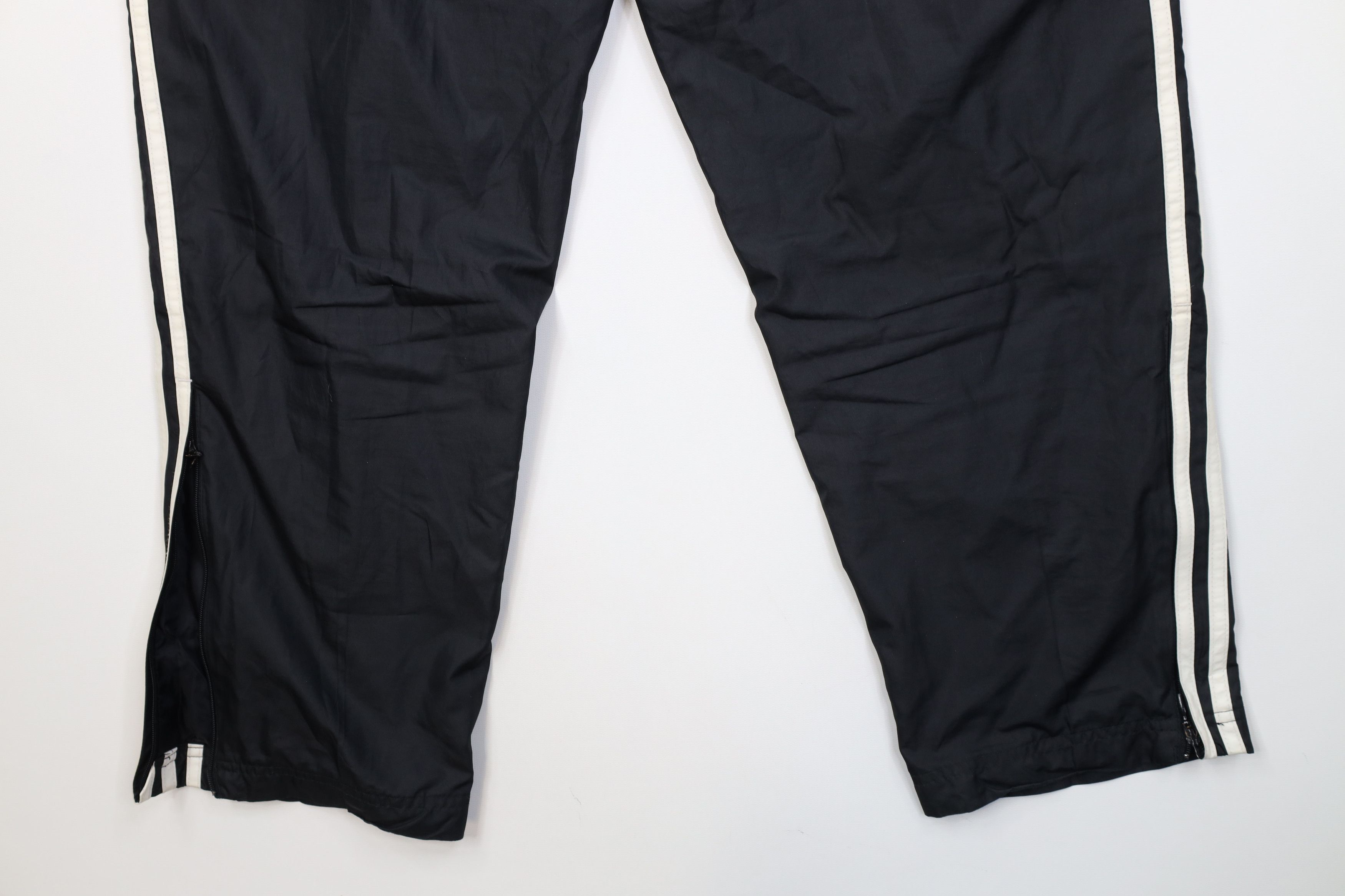 Adidas Vintage Y2K 2001 Adidas Striped Lined Windbreaker Pants Size US 32 / EU 48 - 13 Thumbnail