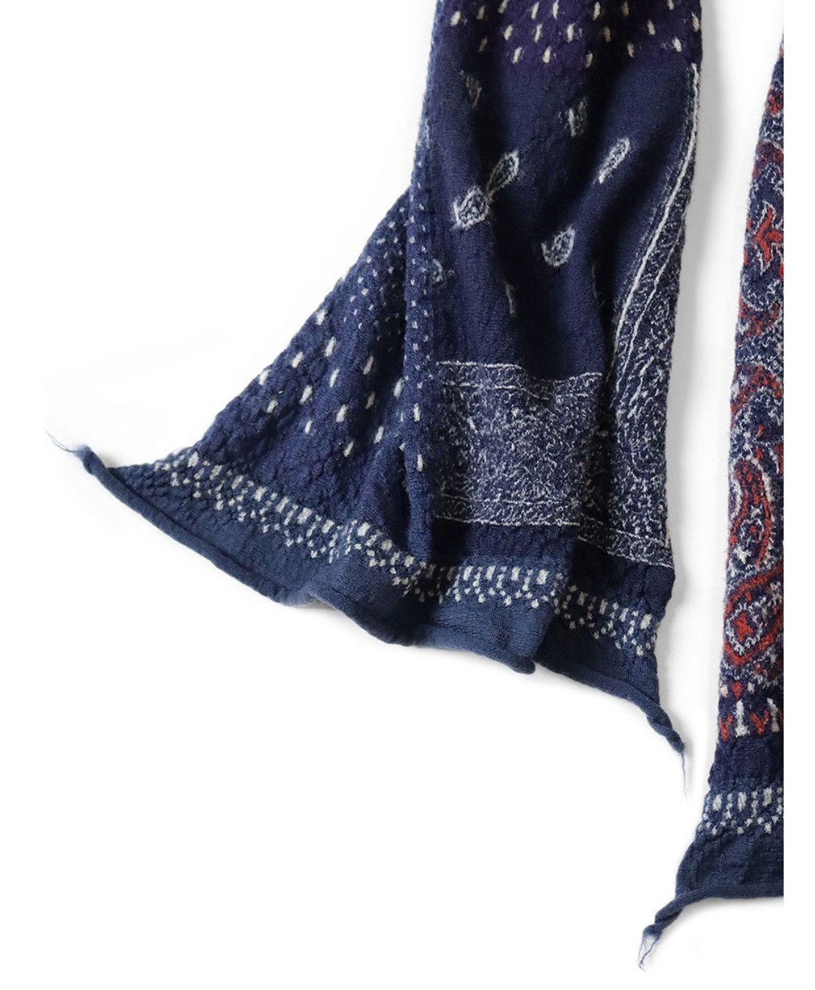 Kapital wool bandana patchwork HAPPY Muffler Scarf